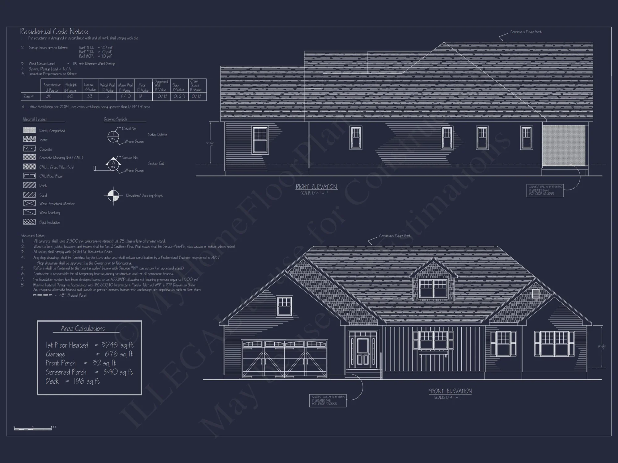 Beautiful house Plan with 1-Story Layout, CAD Designs & Features