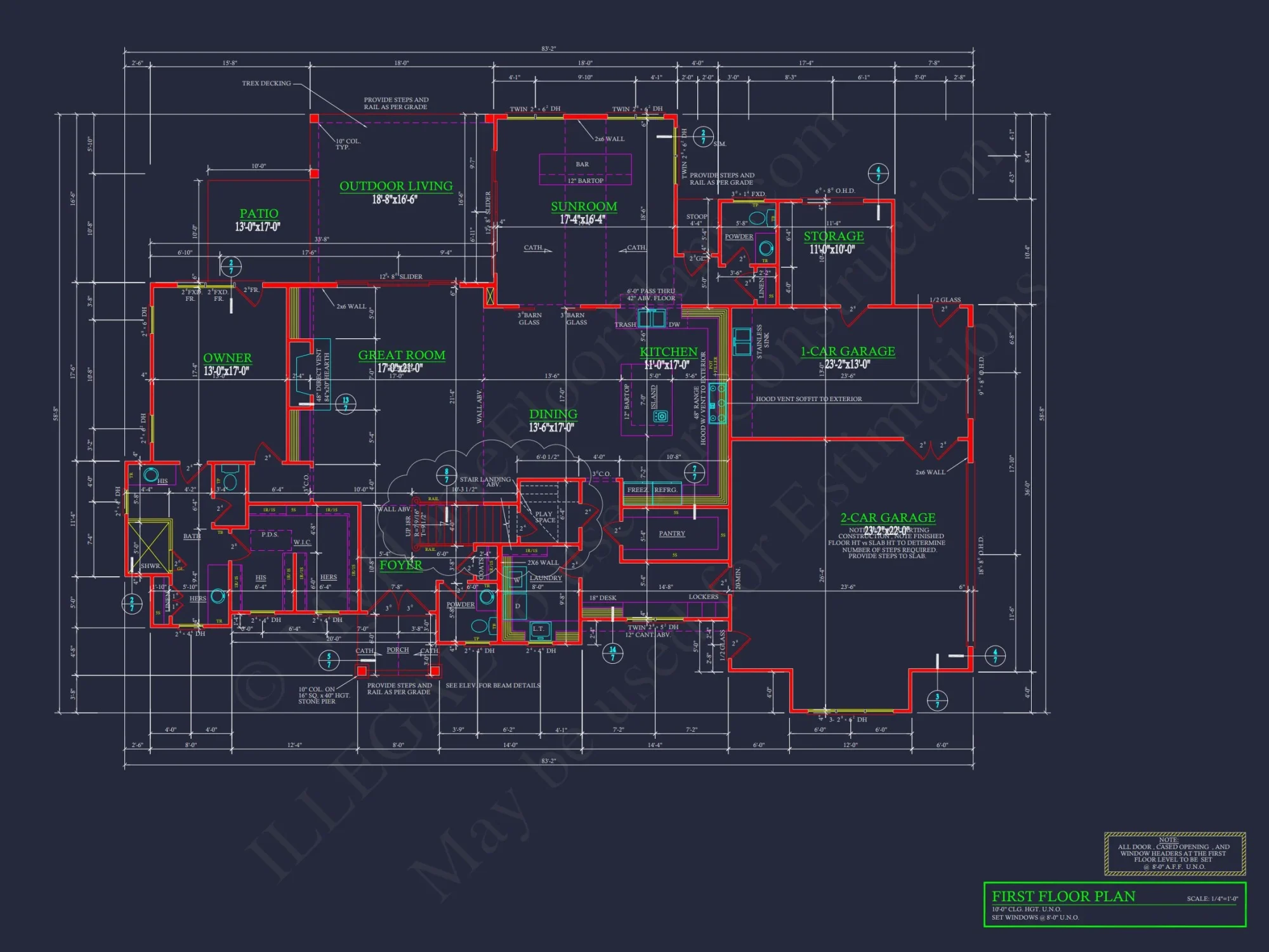 Custom house Floor Plan: Stunning Architecture & CAD Designs
