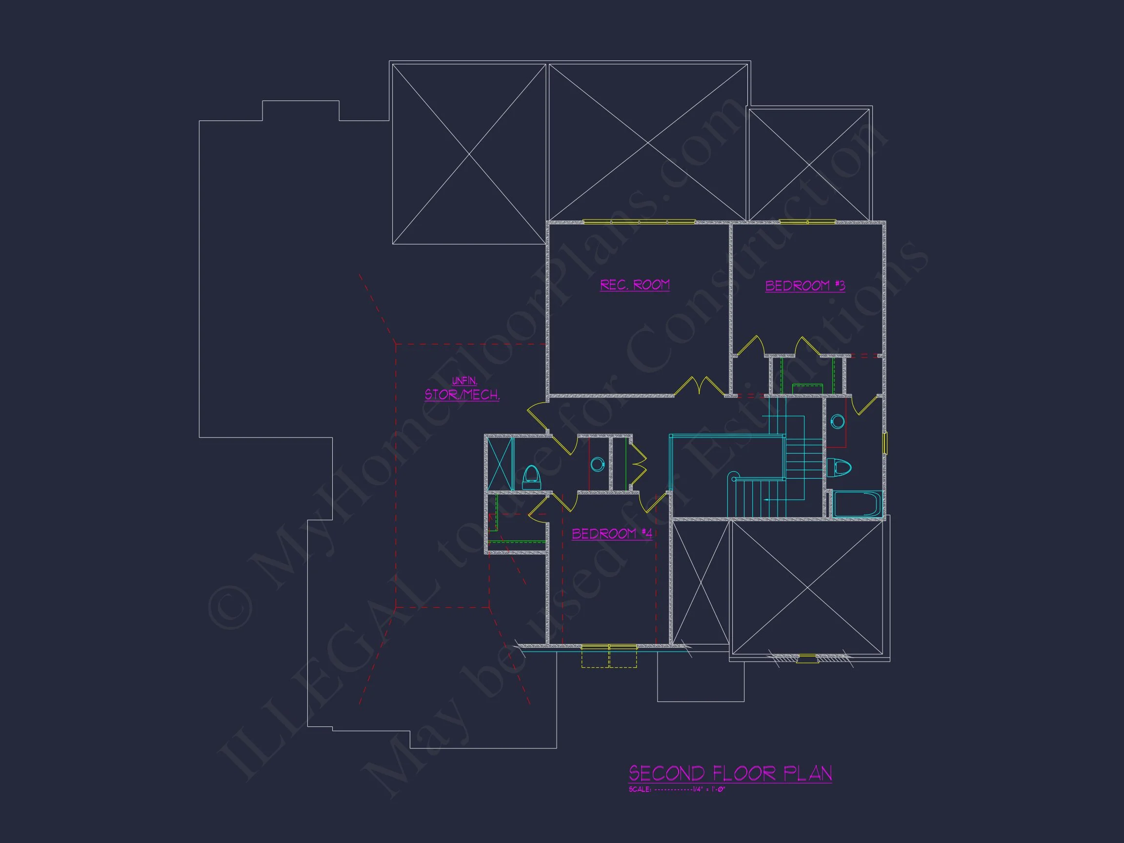 19-1587 HOUSE PLAN - Charming 2-Story House Plan with Spacious Floor Plan and Modern Designs 34 Charming 2-Story house Plan with Spacious Floor Plan and Modern Designs