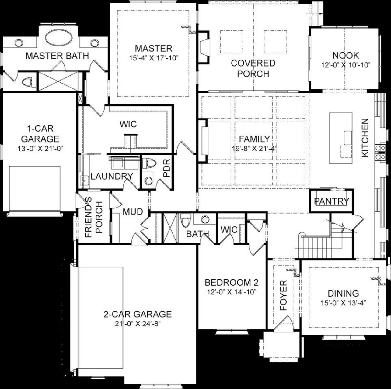 19-1587 HOUSE PLAN - Charming 2-Story House Plan with Spacious Floor Plan and Modern Designs 29 Charming 2-Story house Plan with Spacious Floor Plan and Modern Designs
