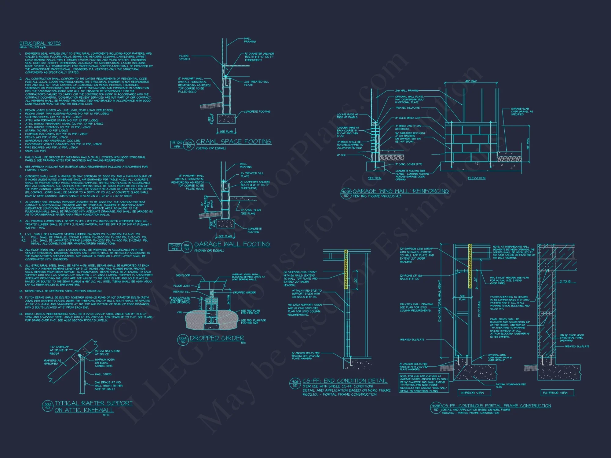 Elegant Traditional house Plan with Complete Blueprint Designs