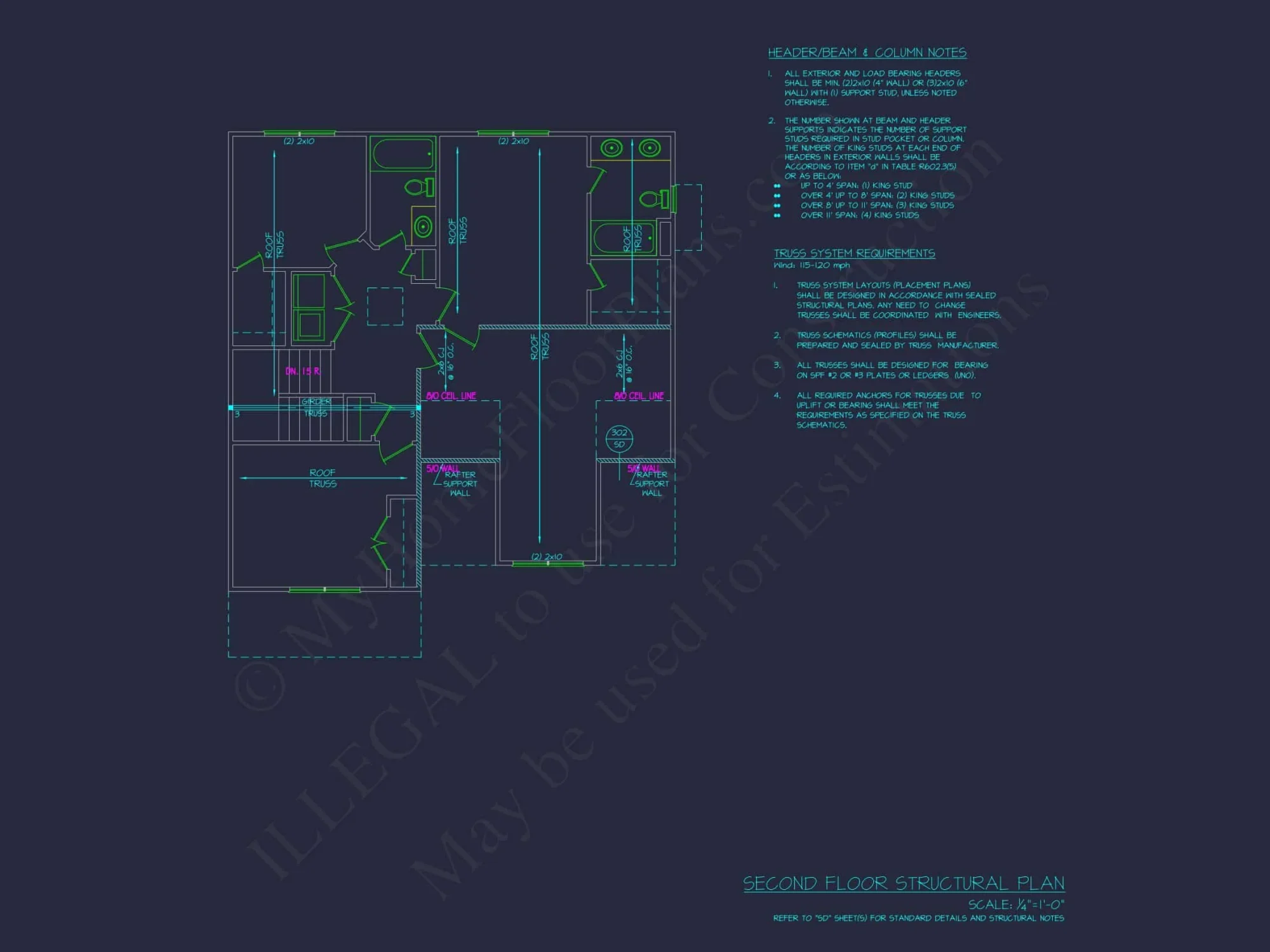 Elegant Traditional house Plan with Complete Blueprint Designs