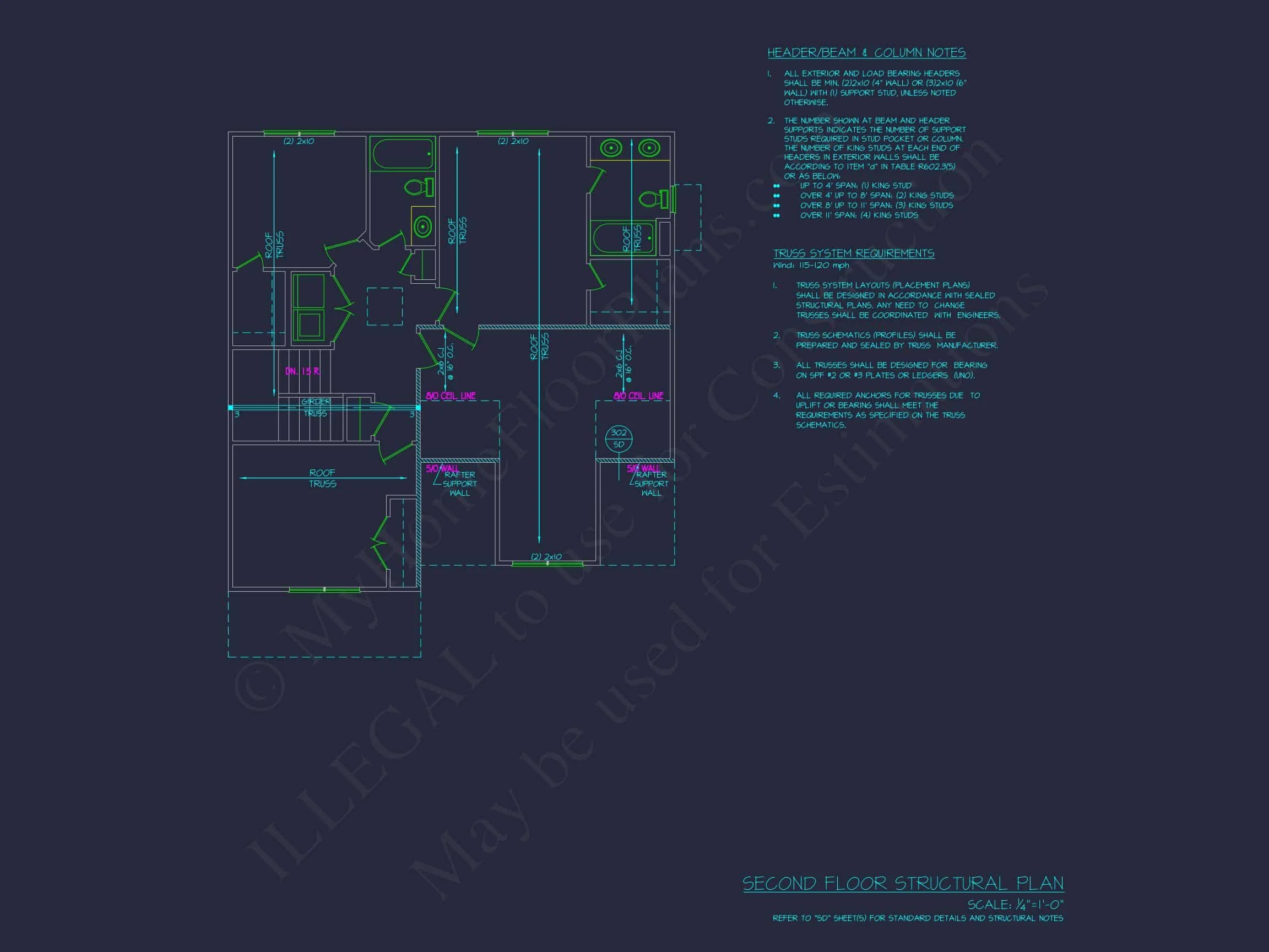 Elegant Traditional house Plan with Complete Blueprint Designs