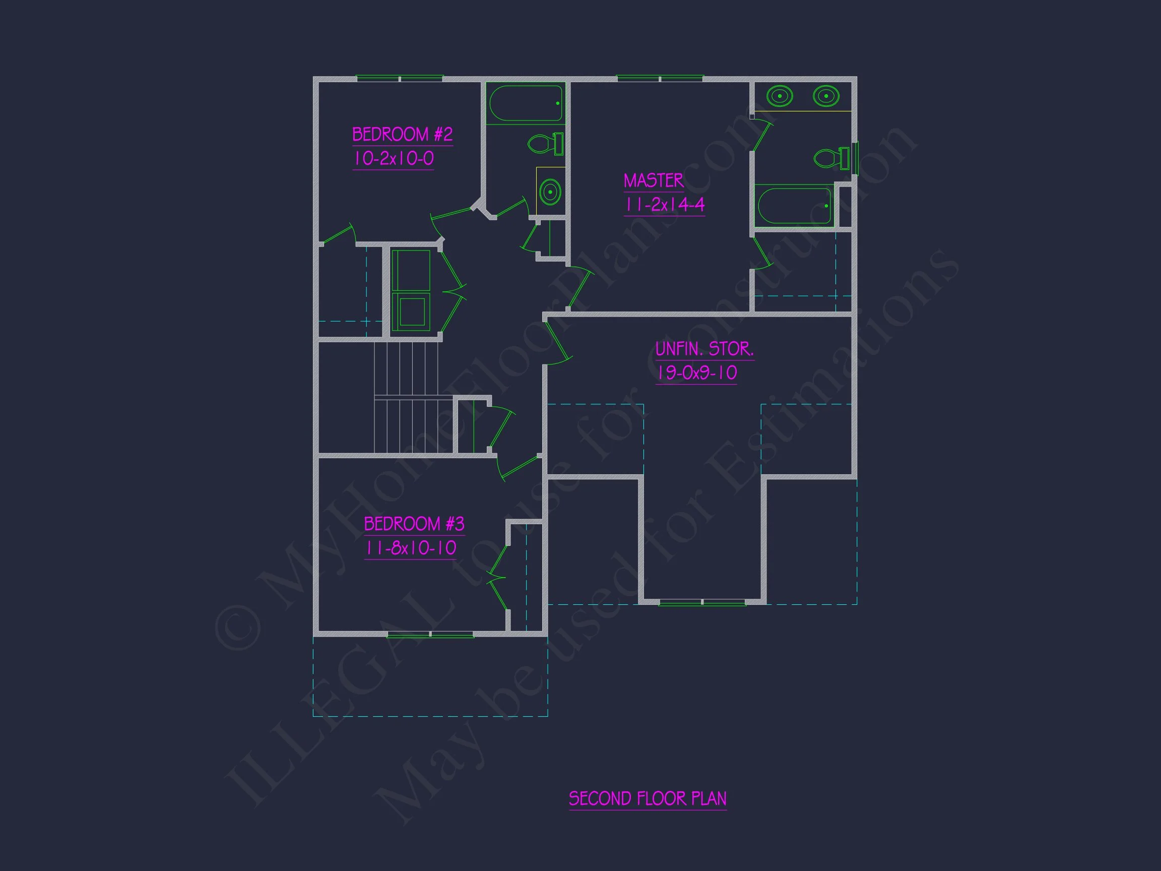 Elegant Traditional house Plan with Complete Blueprint Designs