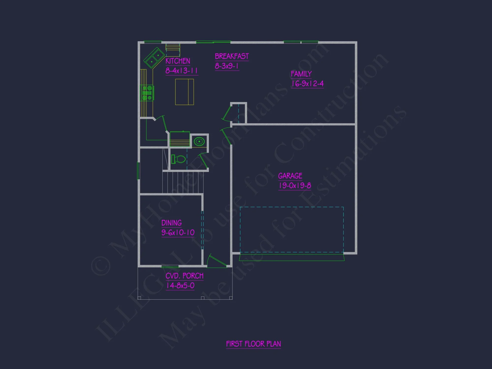 Elegant Traditional house Plan with Complete Blueprint Designs