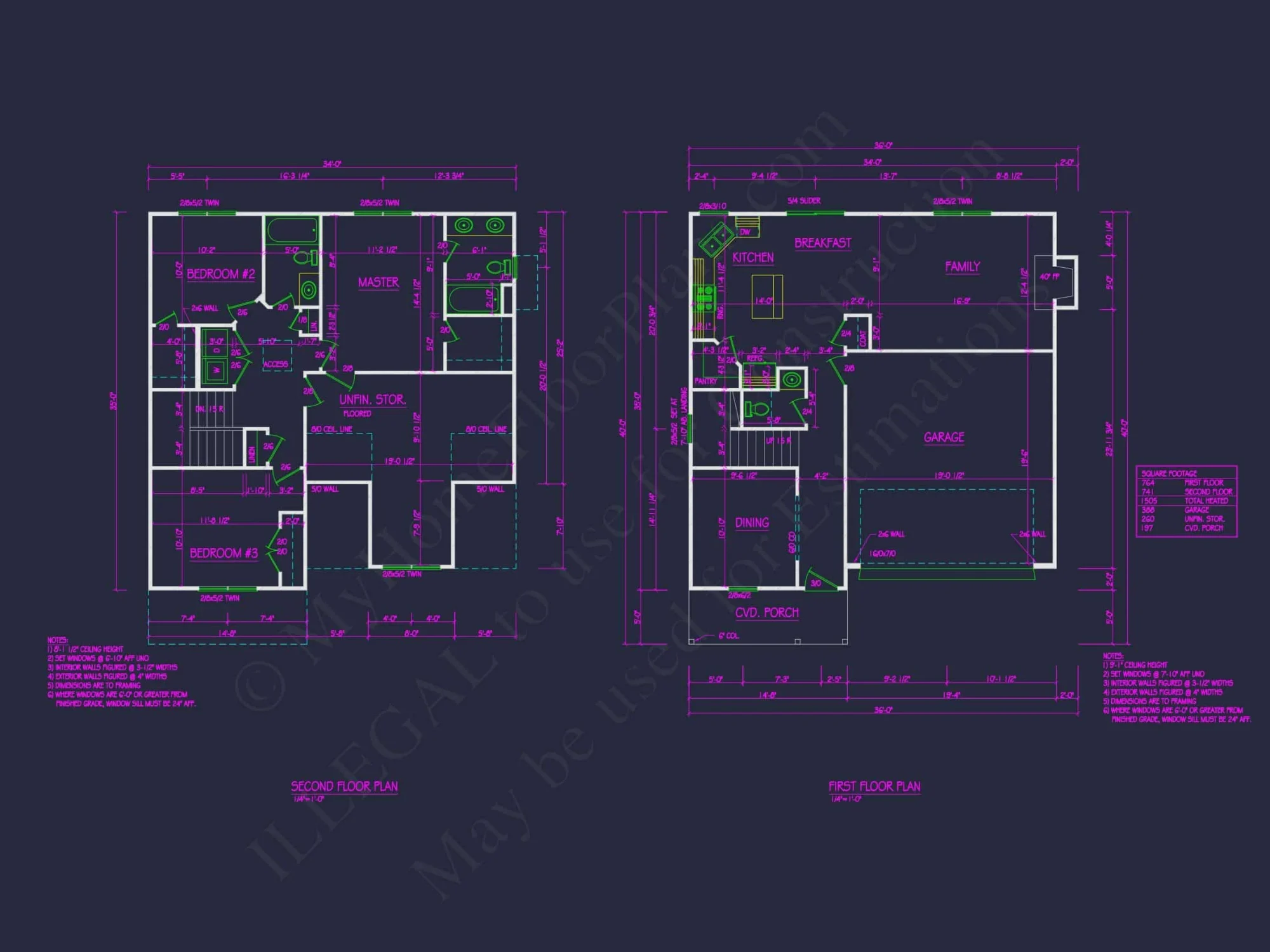 Elegant Traditional house Plan with Complete Blueprint Designs