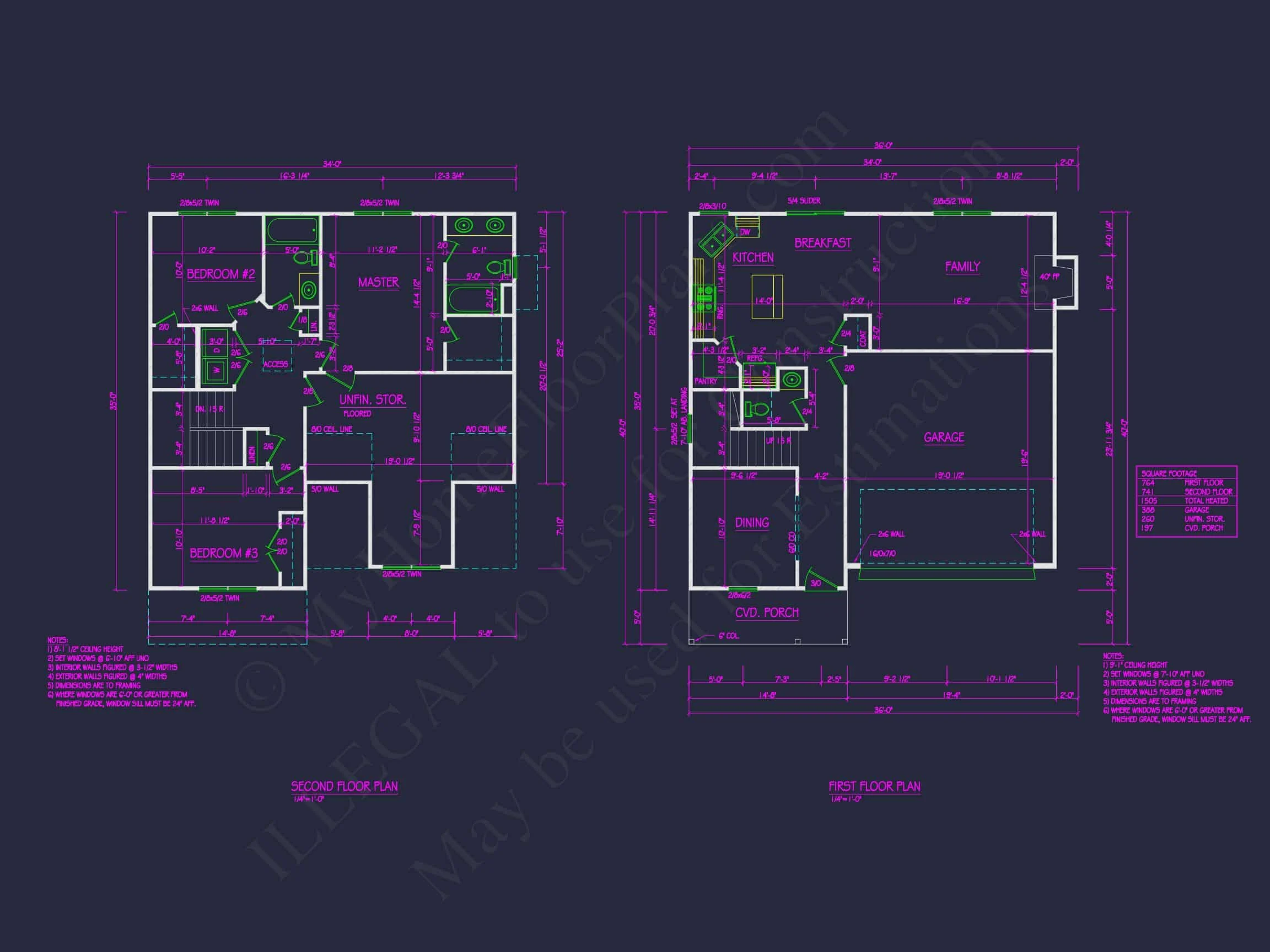 Elegant Traditional house Plan with Complete Blueprint Designs