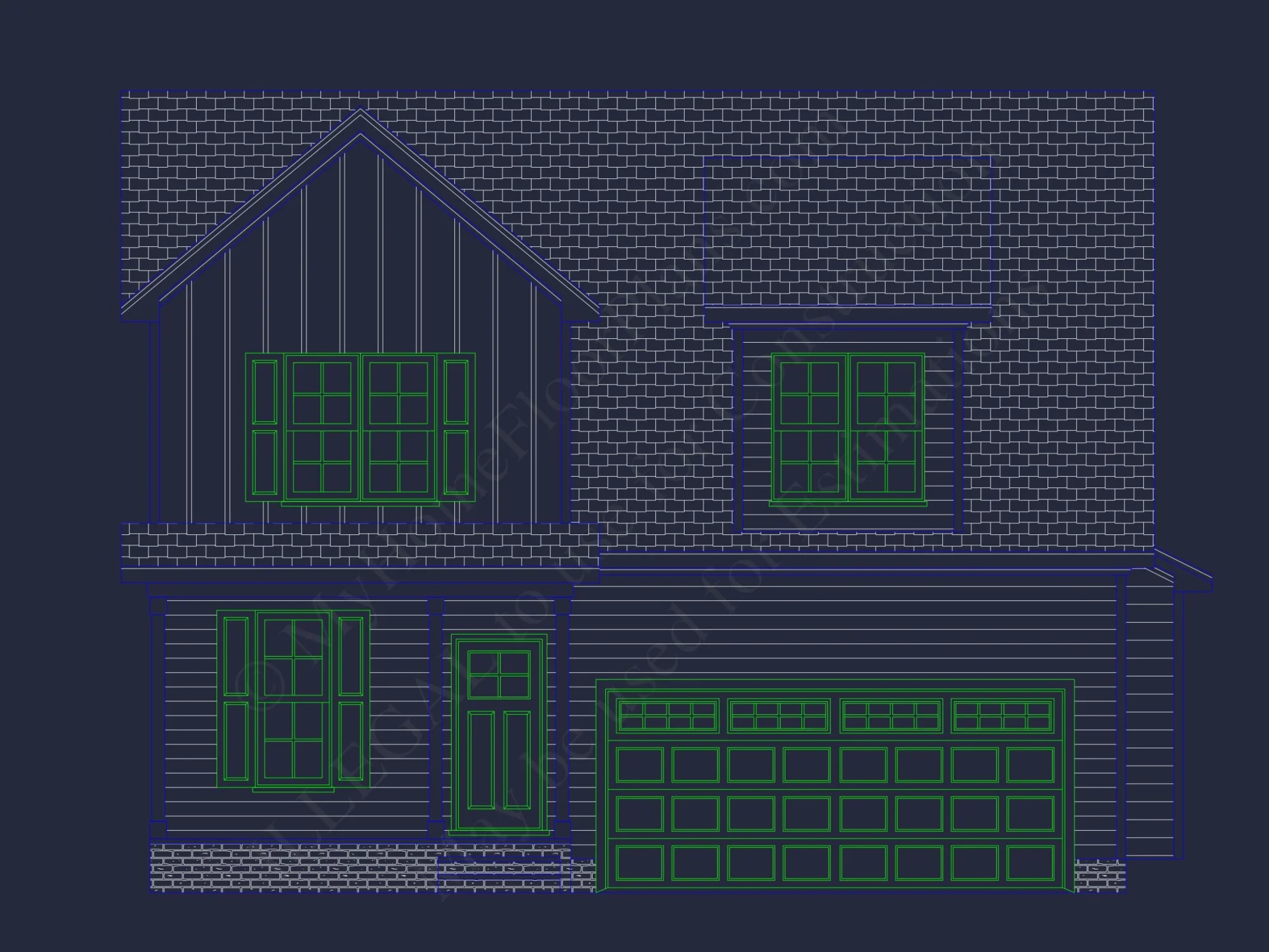 Elegant Traditional house Plan with Complete Blueprint Designs