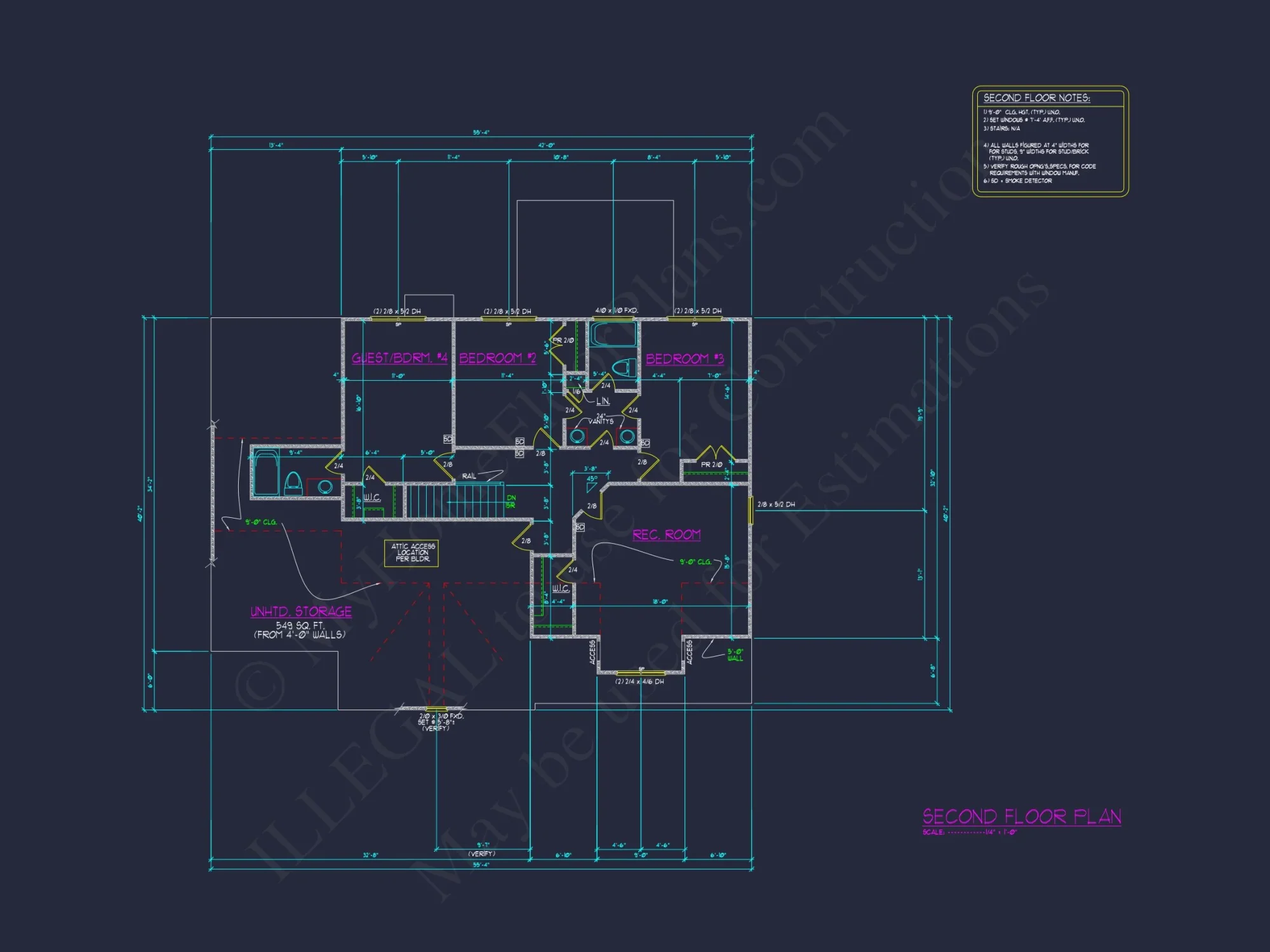 Classic 2-Story Family house Plan with Modern Features