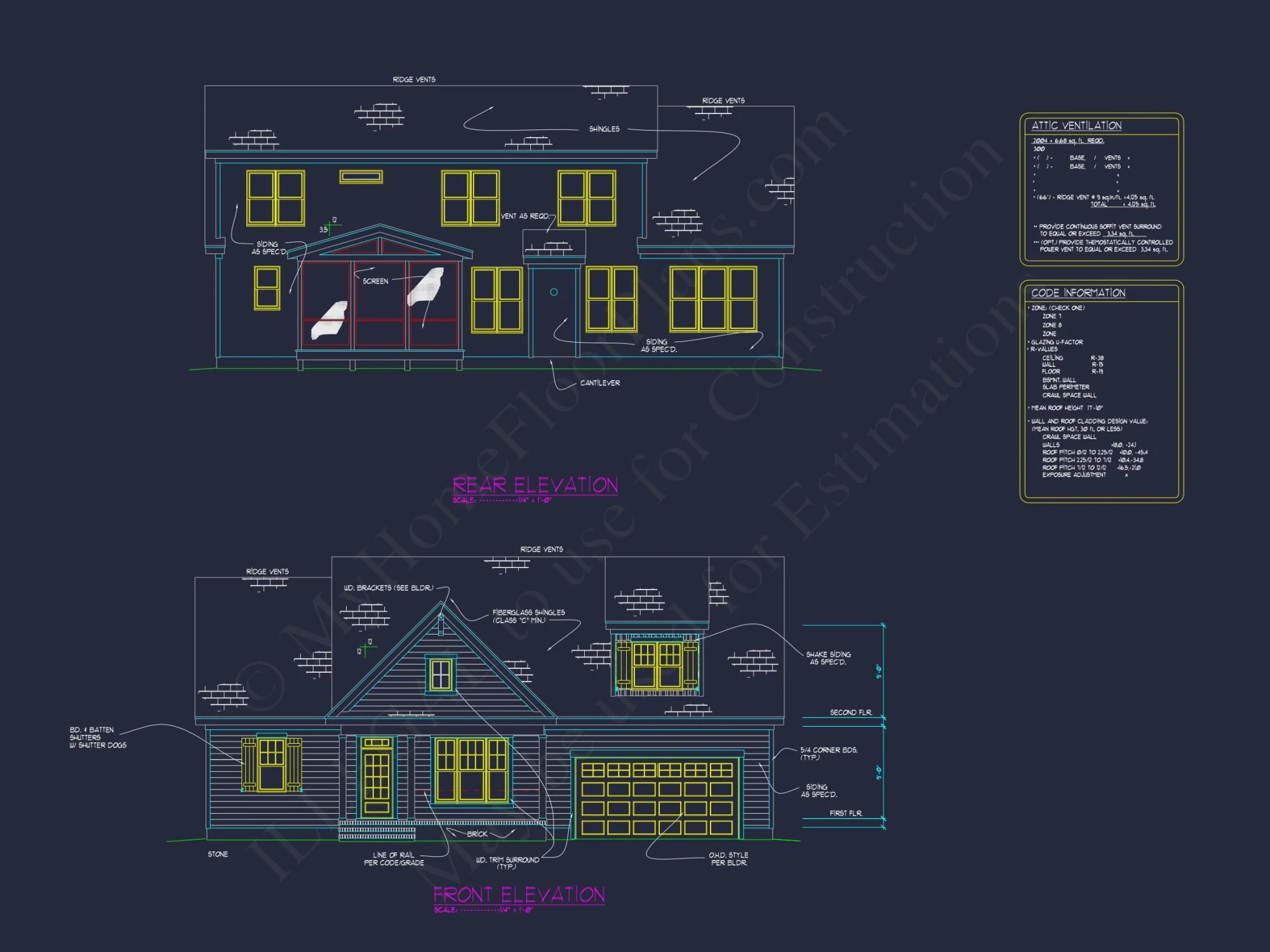 Classic 2-Story Family house Plan with Modern Features