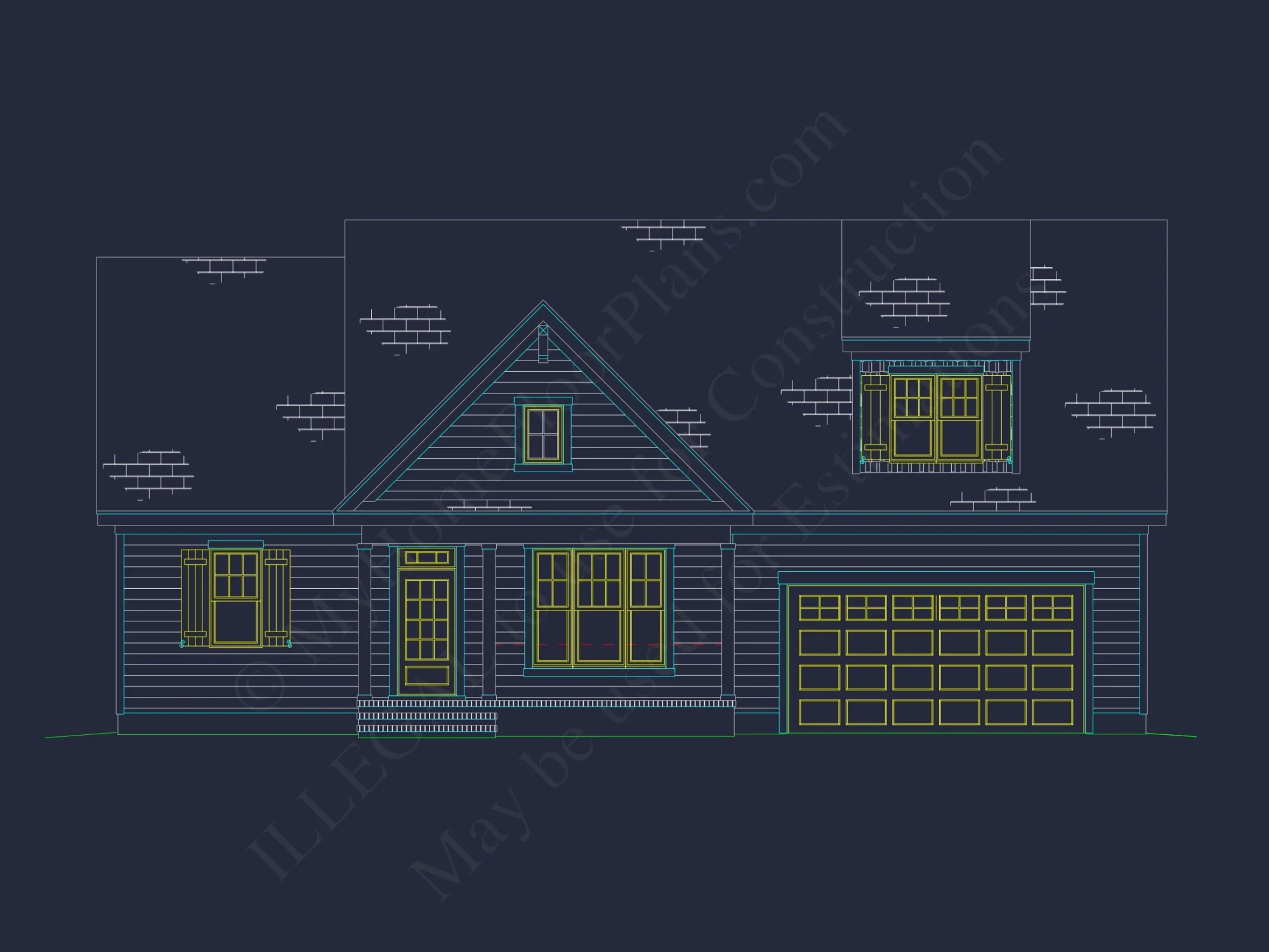 Classic 2-Story Family house Plan with Modern Features
