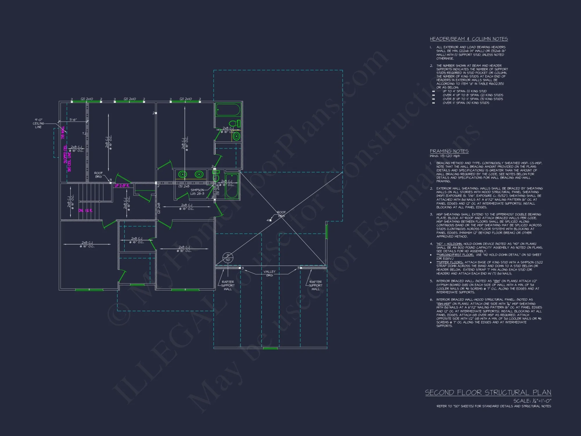 Stylish house Plan – Blueprint, Floor Plans, CAD Designs