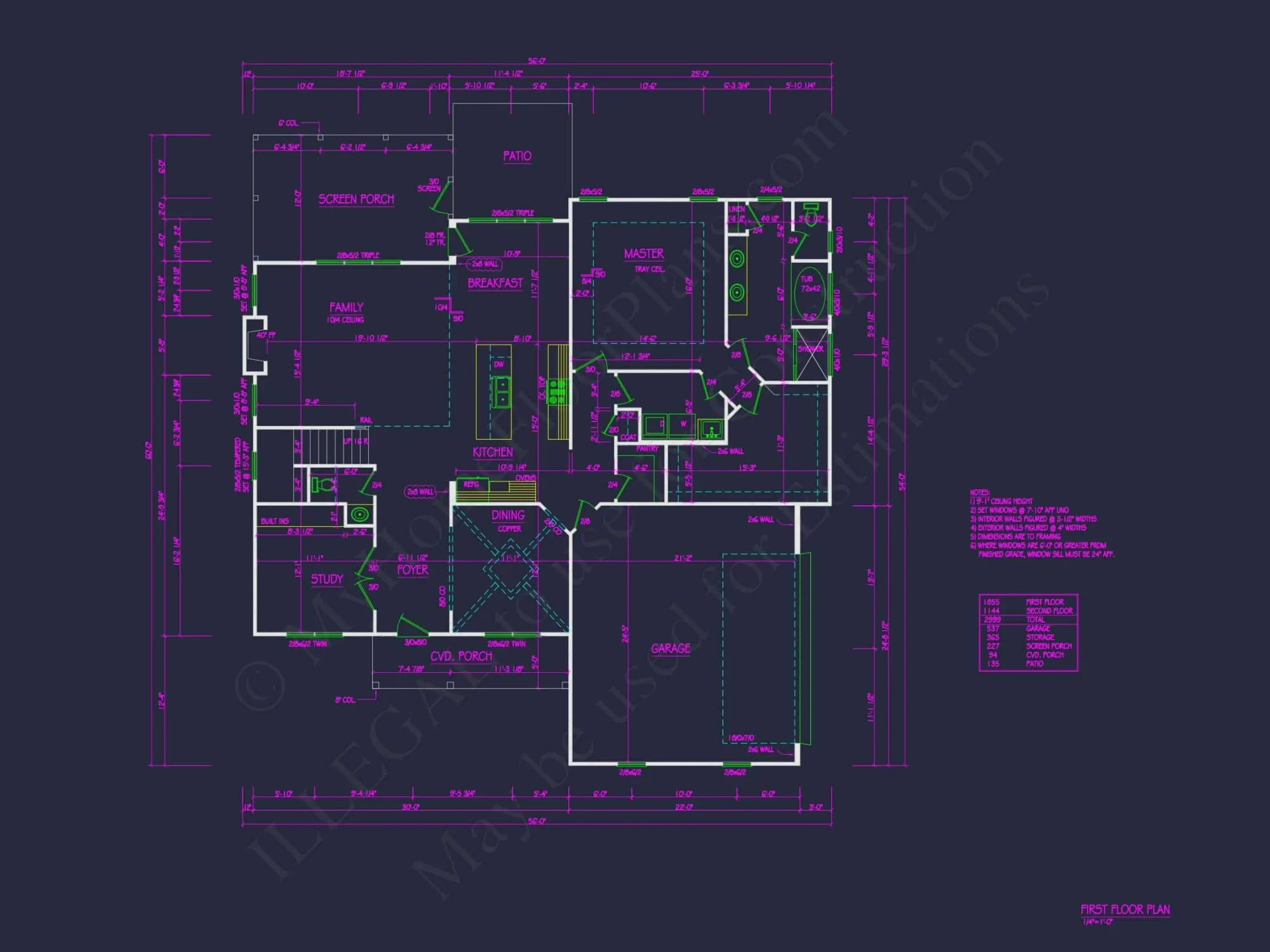 Stylish house Plan – Blueprint, Floor Plans, CAD Designs