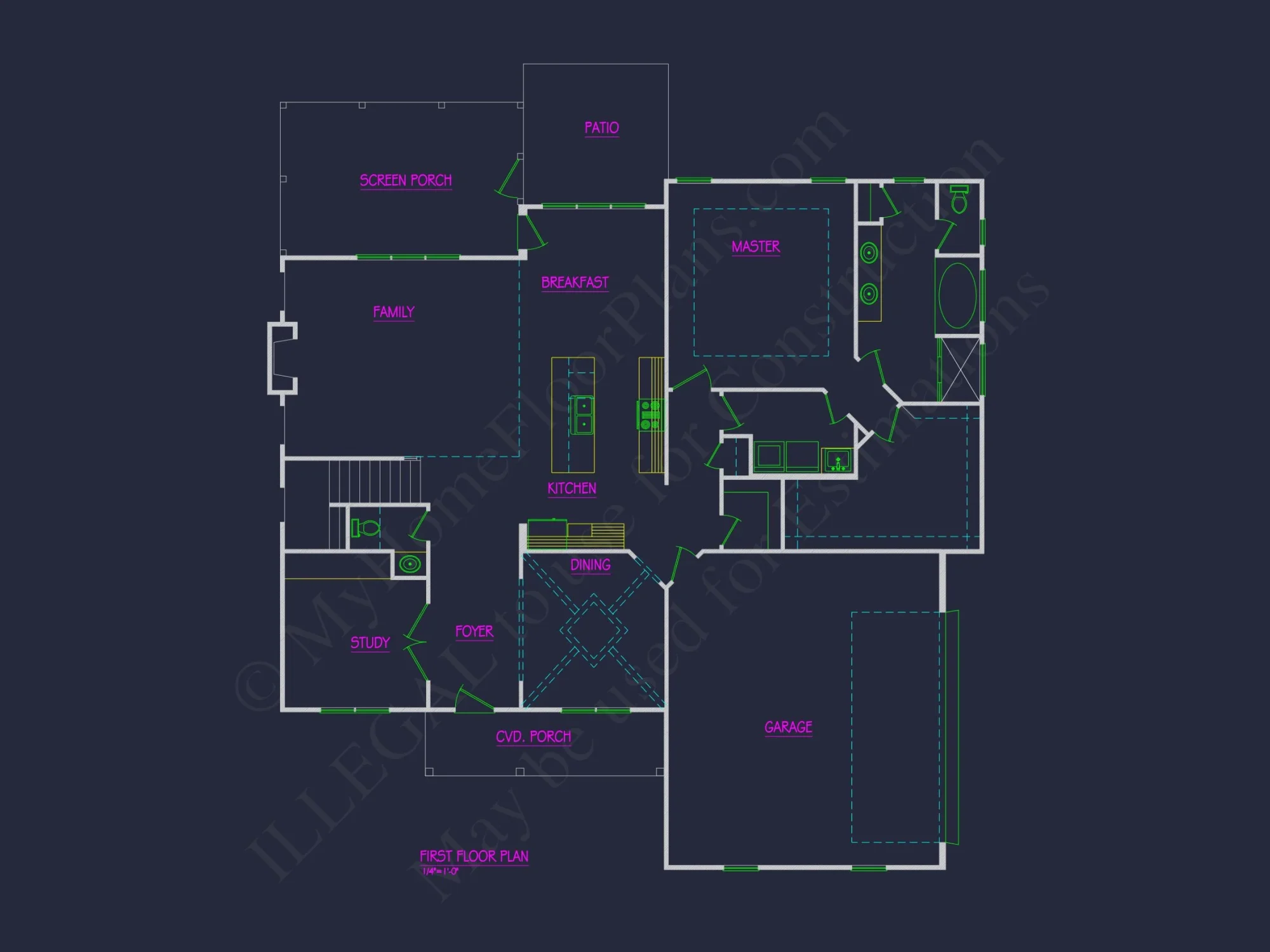 Stylish house Plan – Blueprint, Floor Plans, CAD Designs