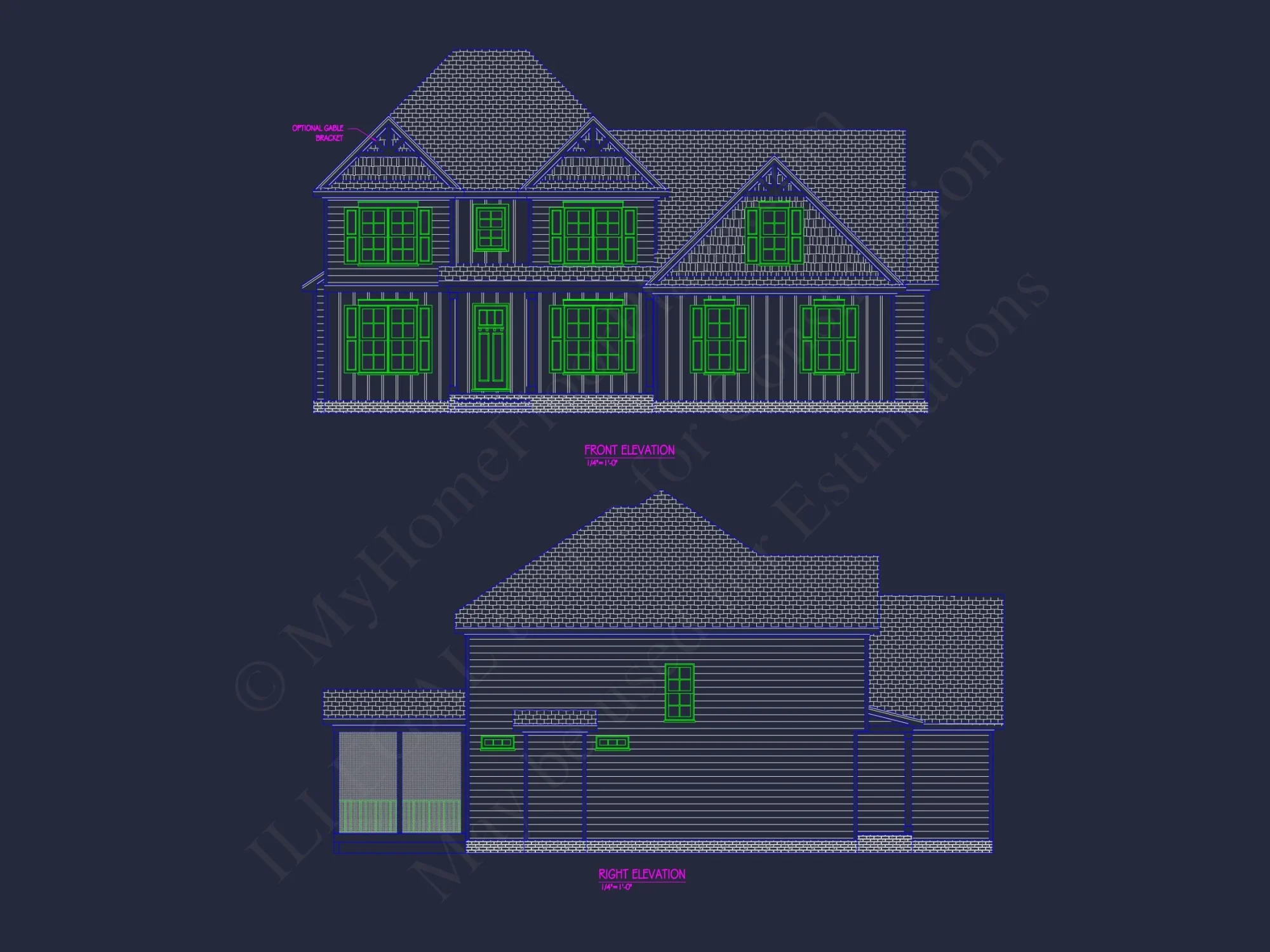 Stylish house Plan – Blueprint, Floor Plans, CAD Designs