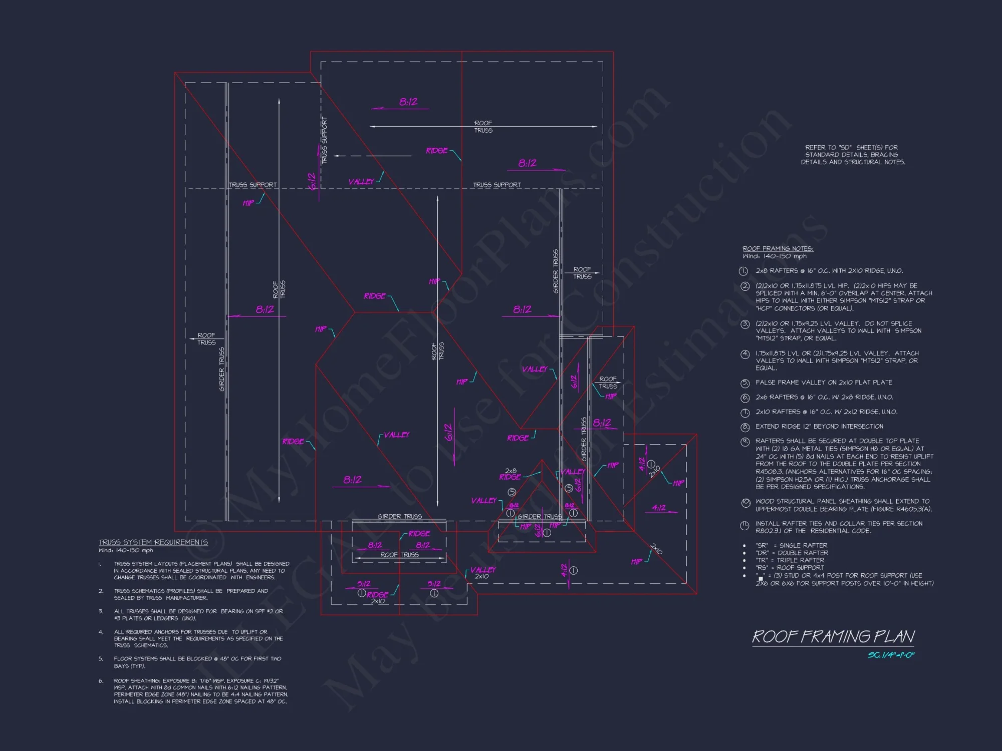 Modern Coastal house Plan with 3 Floors & CAD Designs