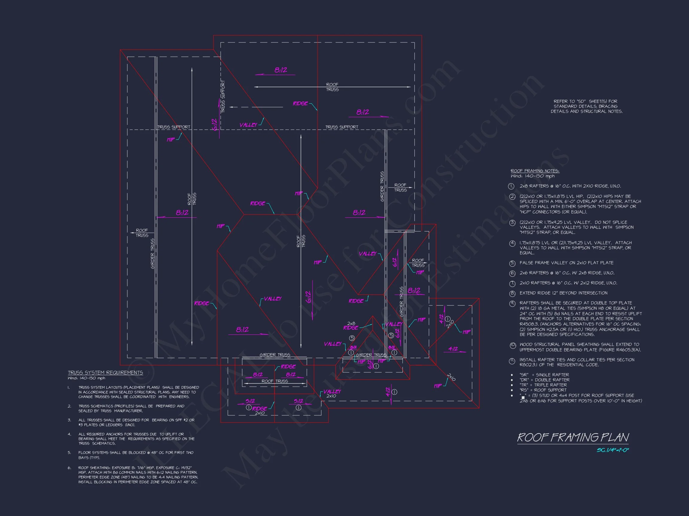 19-1461 HOUSE PLAN - Modern Coastal House Plan with 3 Floors & CAD Designs 19 Modern Coastal house Plan with 3 Floors & CAD Designs