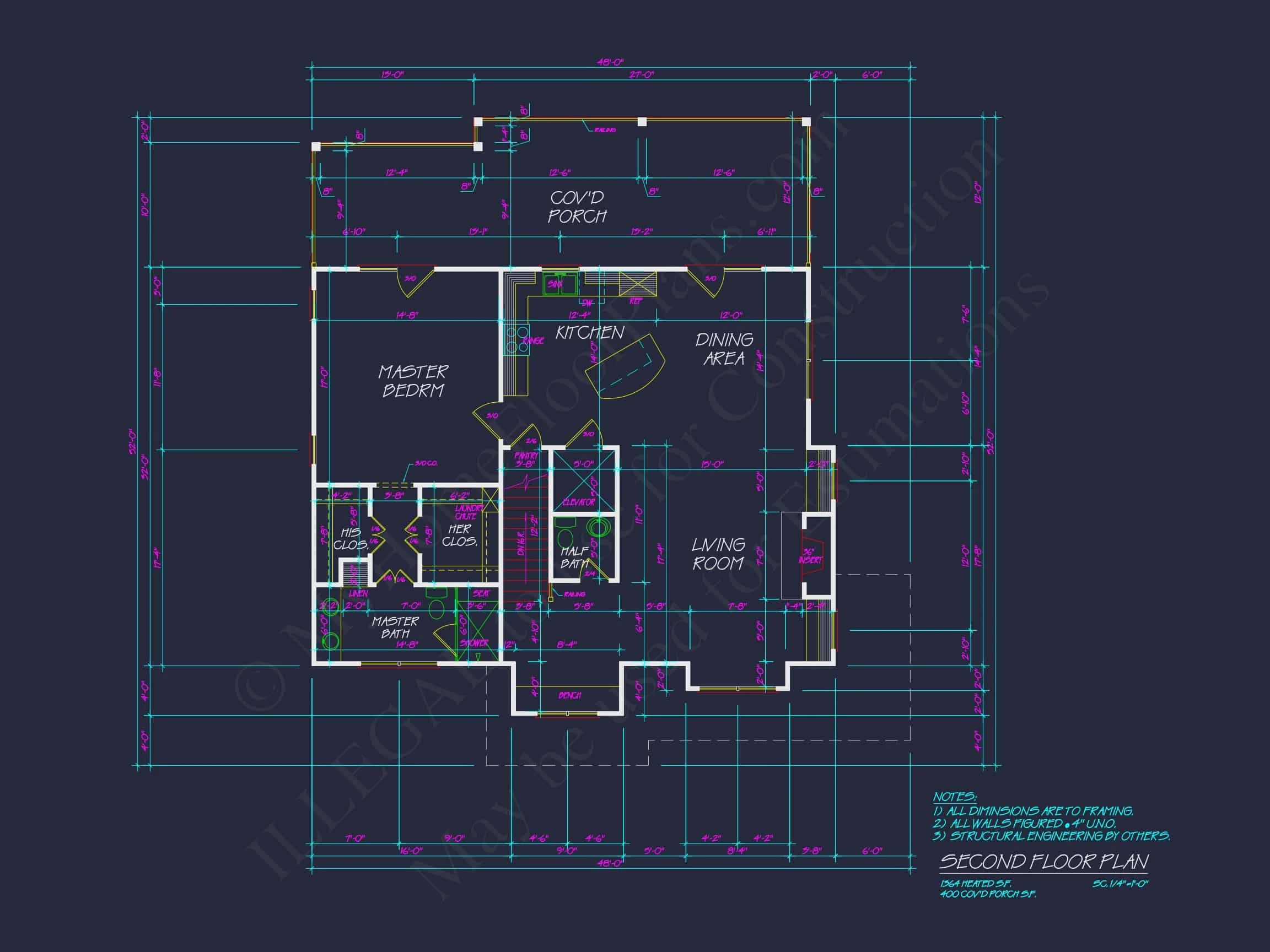 19-1461 HOUSE PLAN - Modern Coastal House Plan with 3 Floors & CAD Designs 15 Modern Coastal house Plan with 3 Floors & CAD Designs