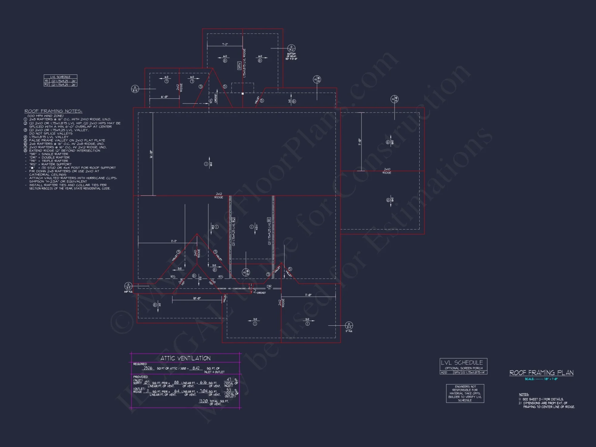Modern Craftsman house Plan: 2-Story Floor Plan with CAD Designs