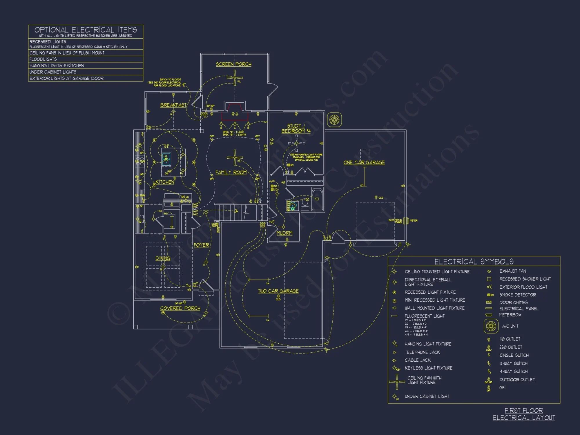 Modern Craftsman house Plan: 2-Story Floor Plan with CAD Designs