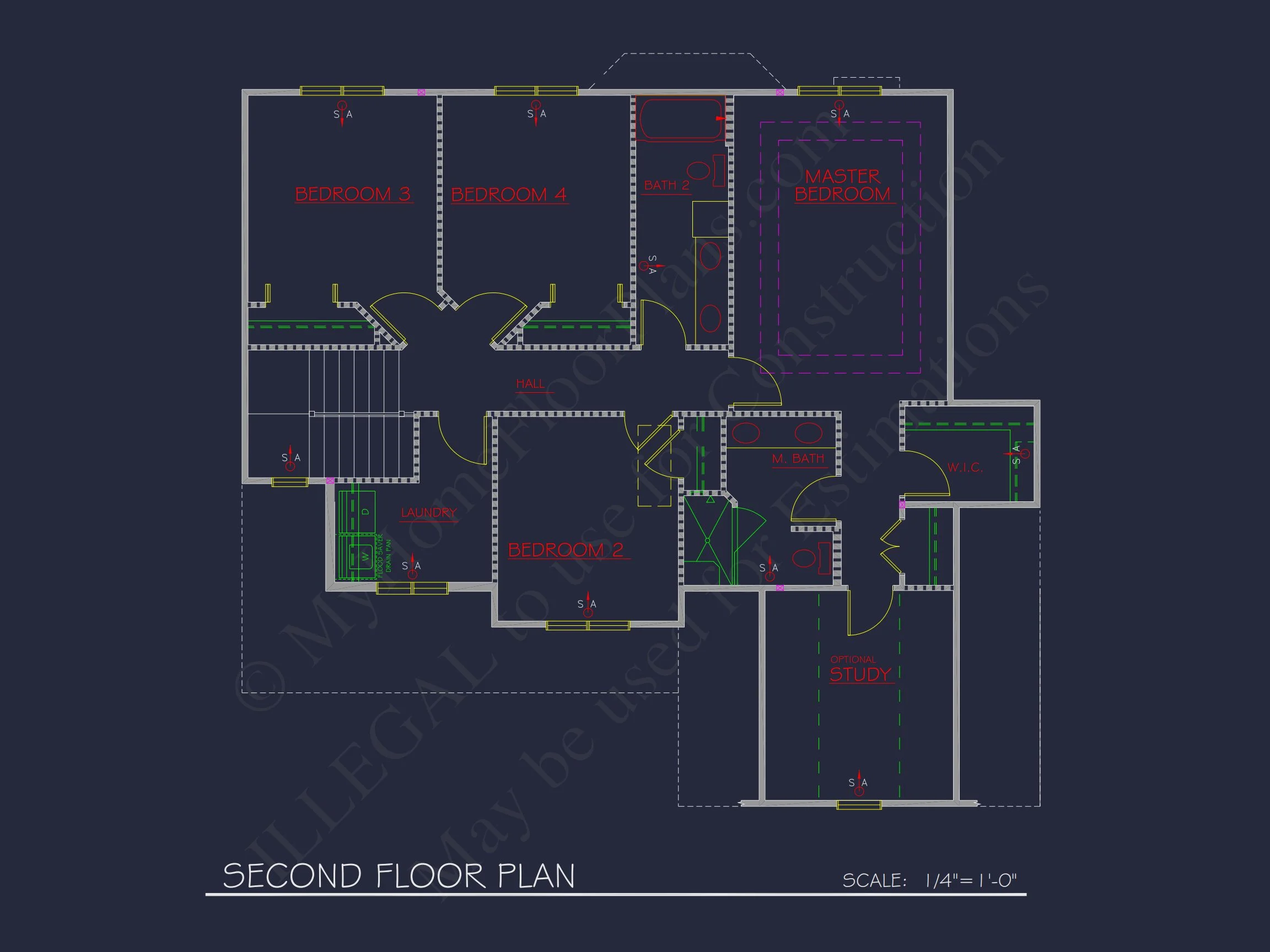 Beautiful house Floor Plan with CAD Designs and Architecture
