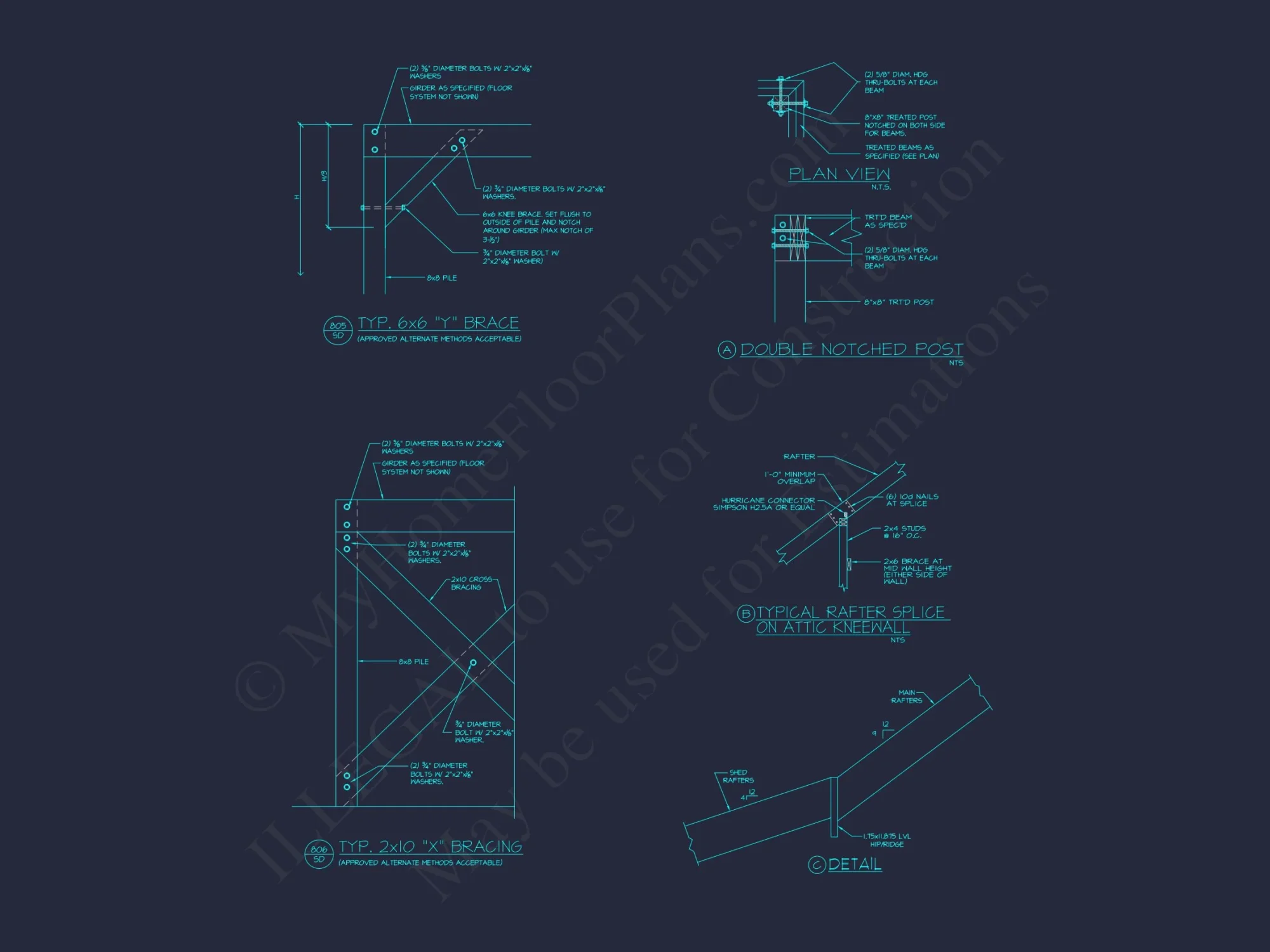 Custom Coastal Craftsman house Plan with Detailed CAD Designs
