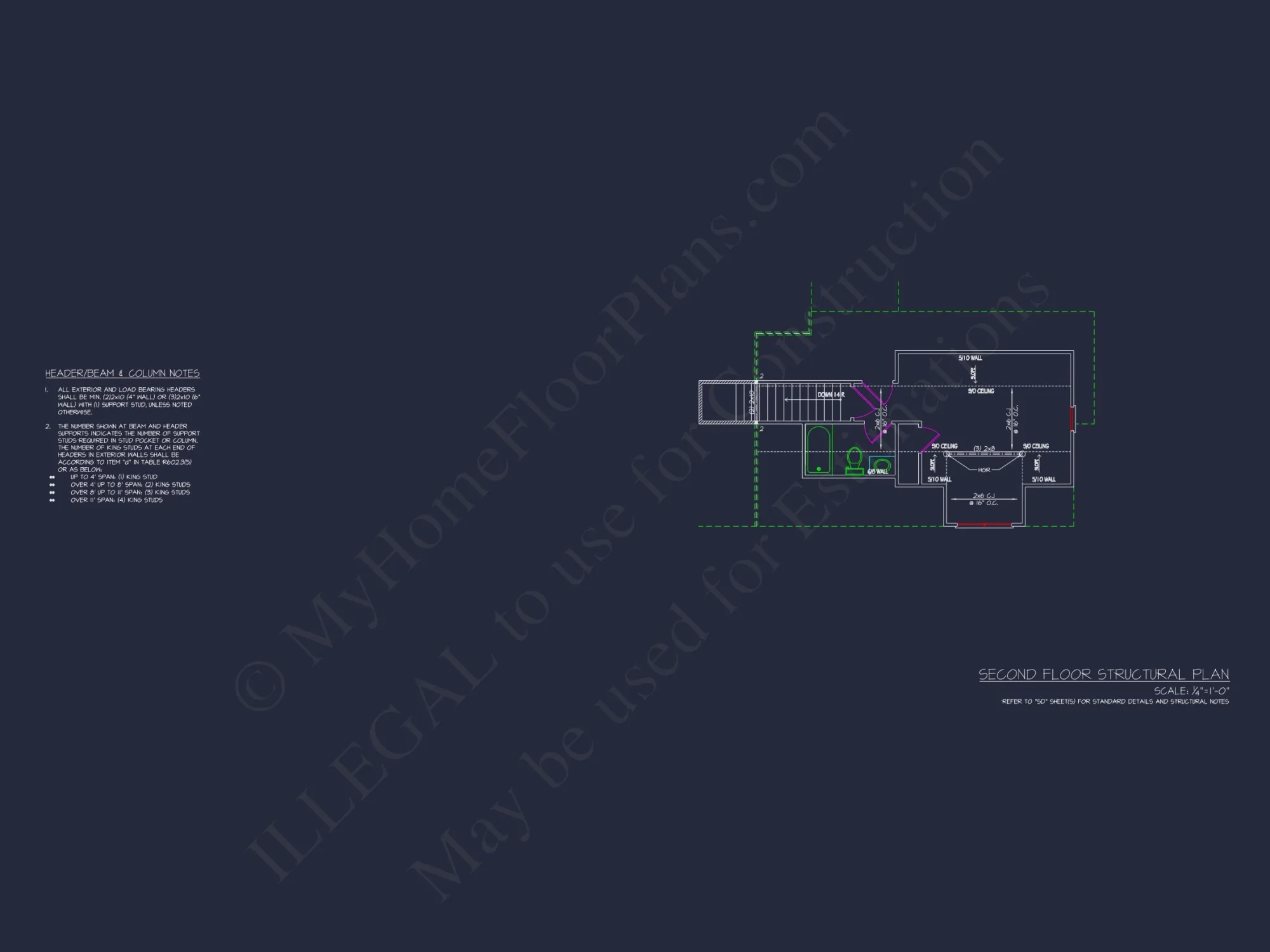 Modern house Plan with CAD Blueprints & Detailed Floor Designs