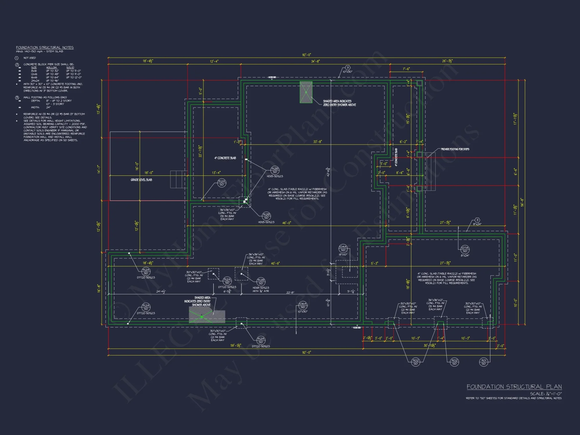 Modern house Plan with CAD Blueprints & Detailed Floor Designs