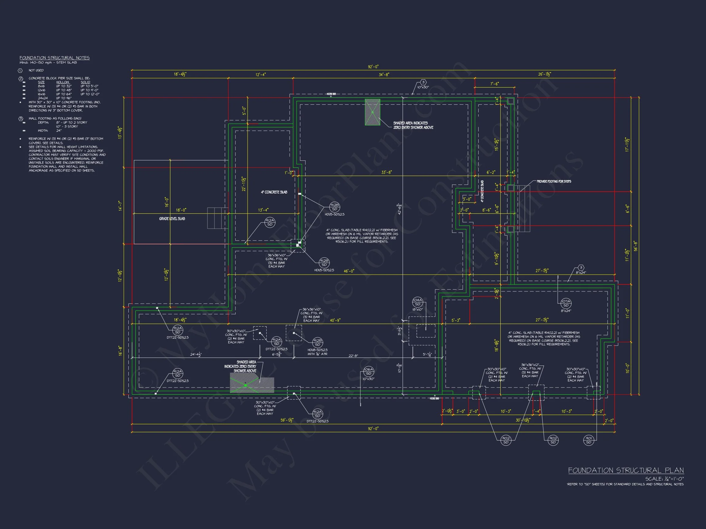 Modern house Plan with CAD Blueprints & Detailed Floor Designs