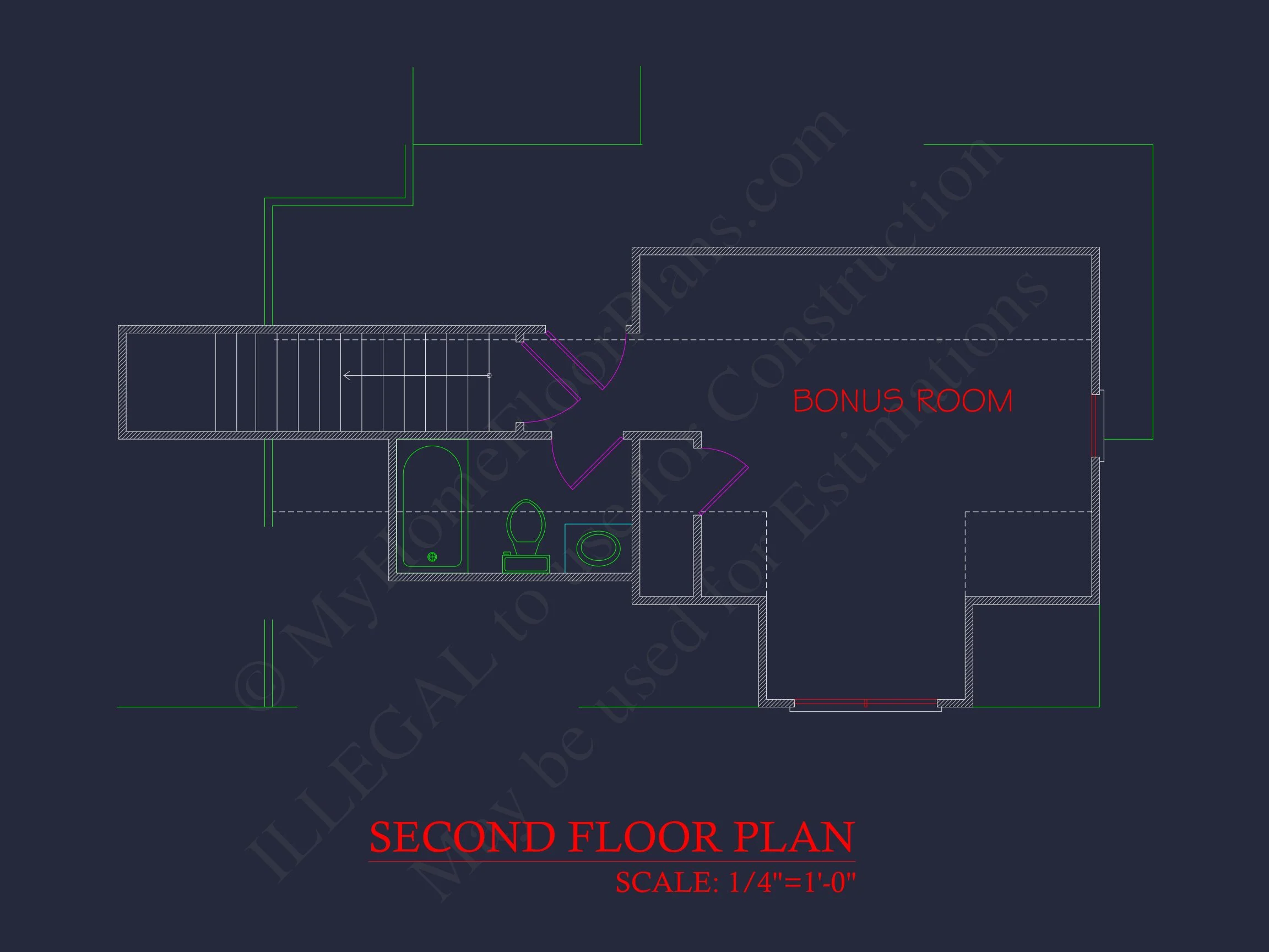 Modern house Plan with CAD Blueprints & Detailed Floor Designs