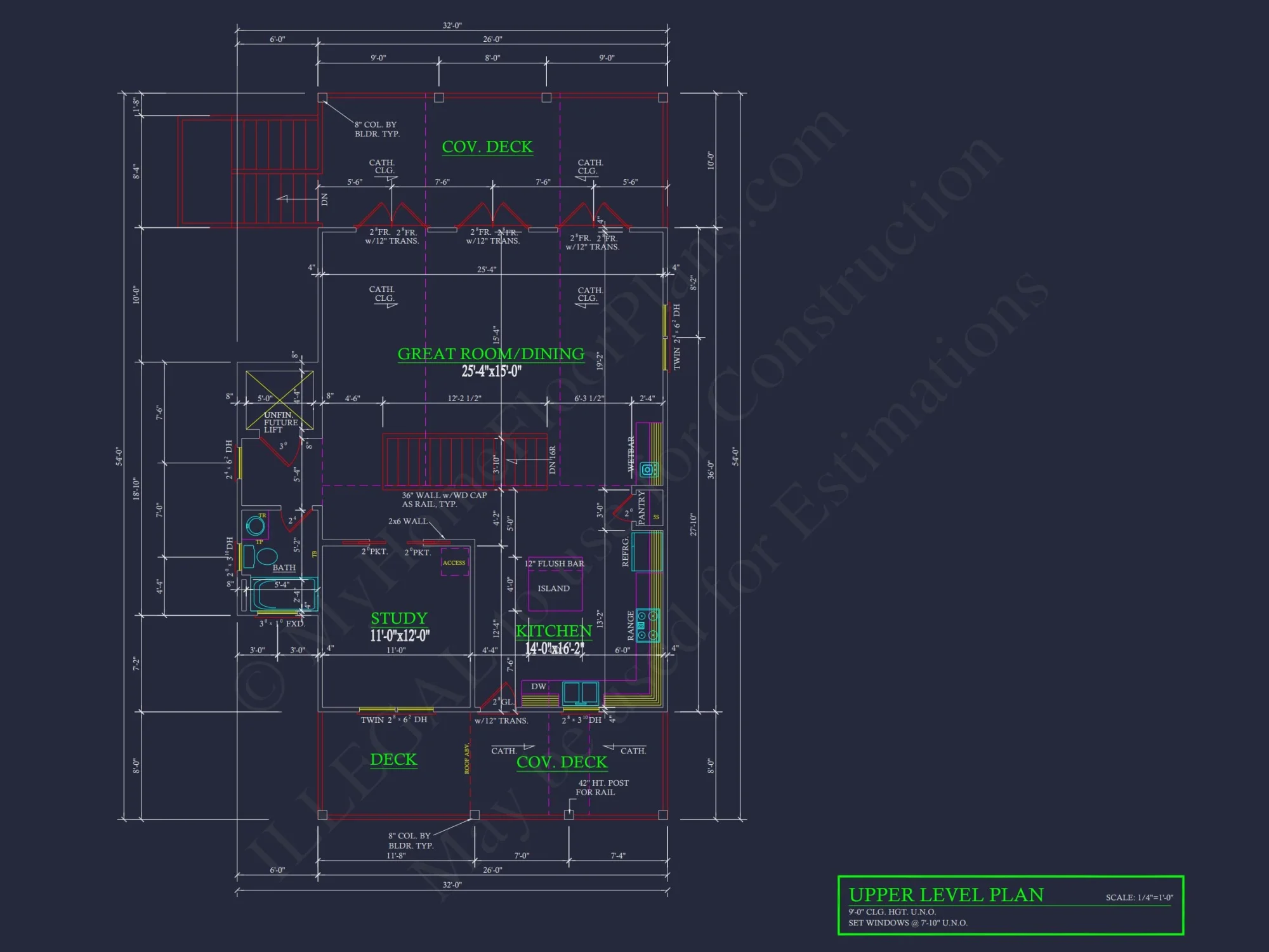 Modern Coastal Craftsman house Design with Detailed CAD Floor Plans