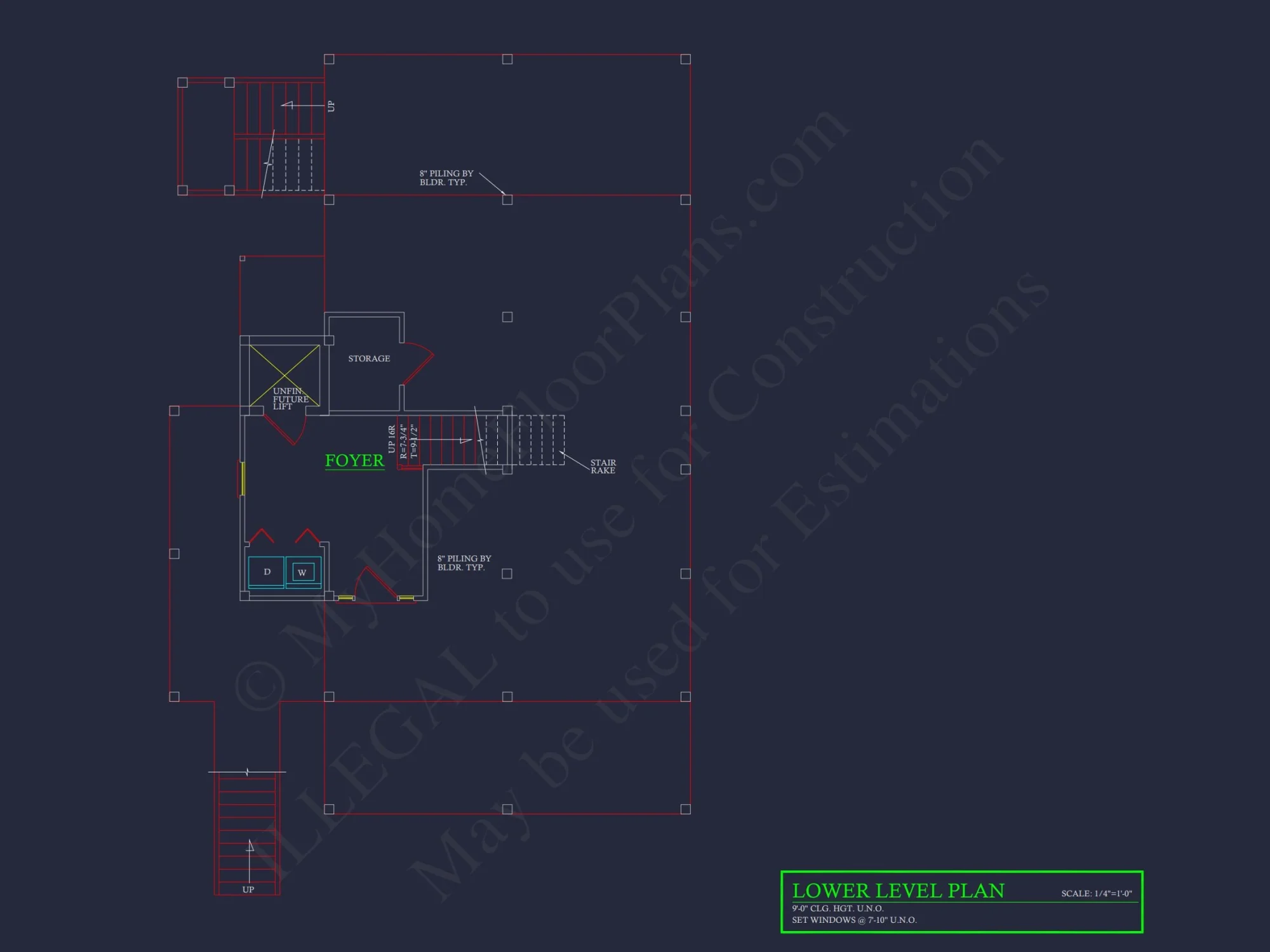 Modern Coastal Craftsman house Design with Detailed CAD Floor Plans