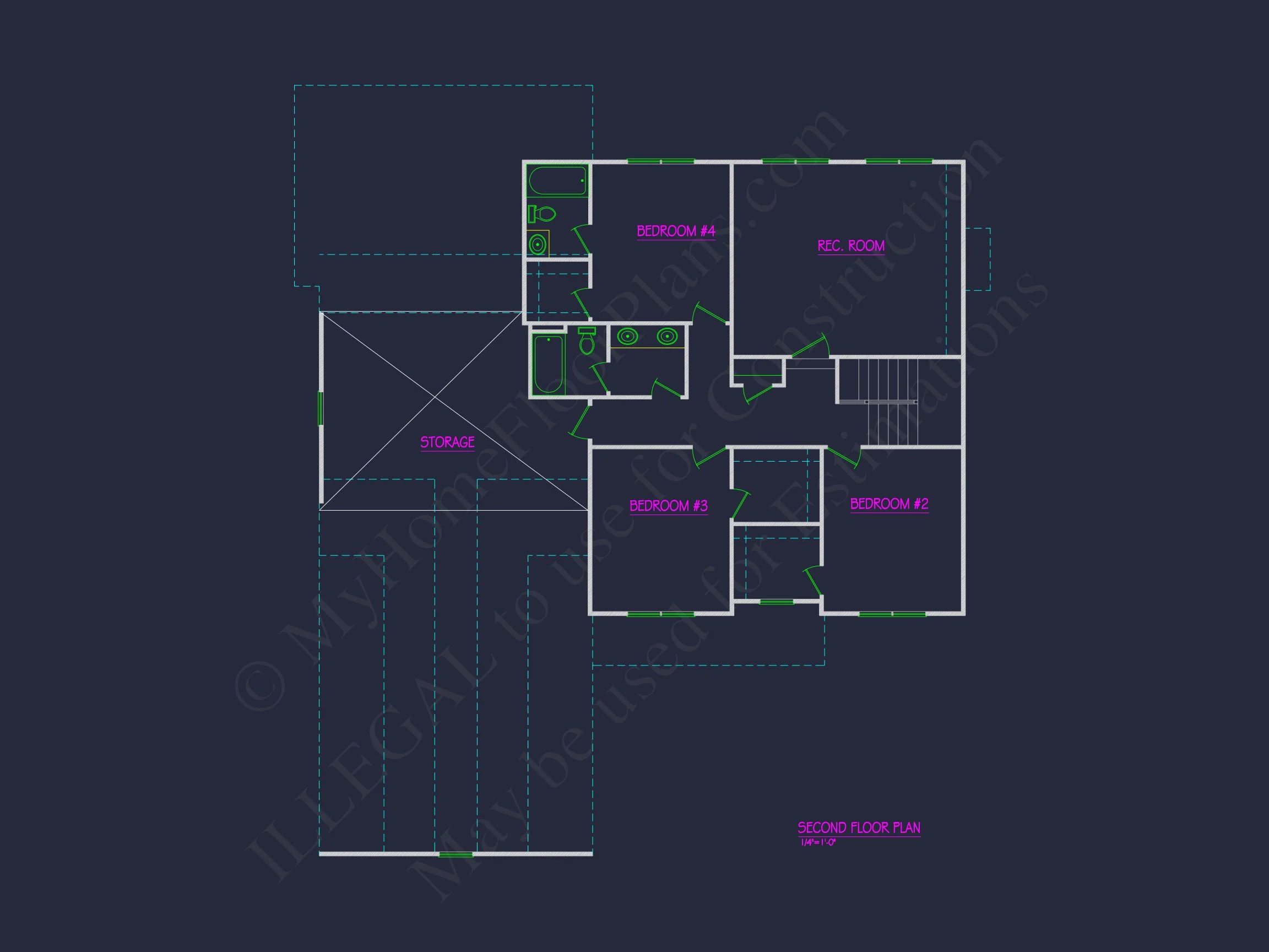 19-1311 HOUSE PLAN - Elegant House Plan with Spacious Floor Plan and CAD Designs 5 Elegant house Plan with Spacious Floor Plan and CAD Designs
