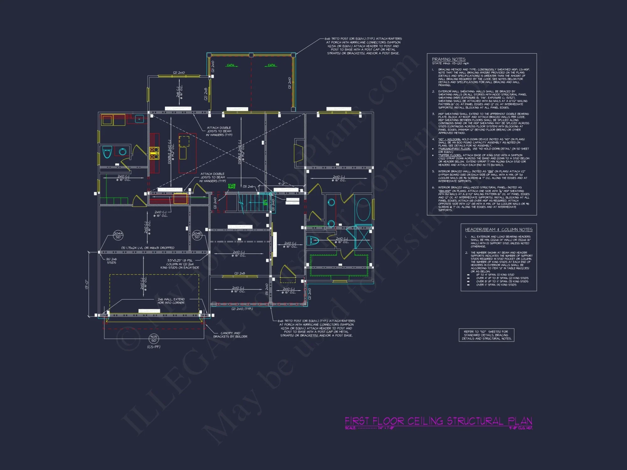 Elegant Craftsman house Plan with Modern Floor Designs