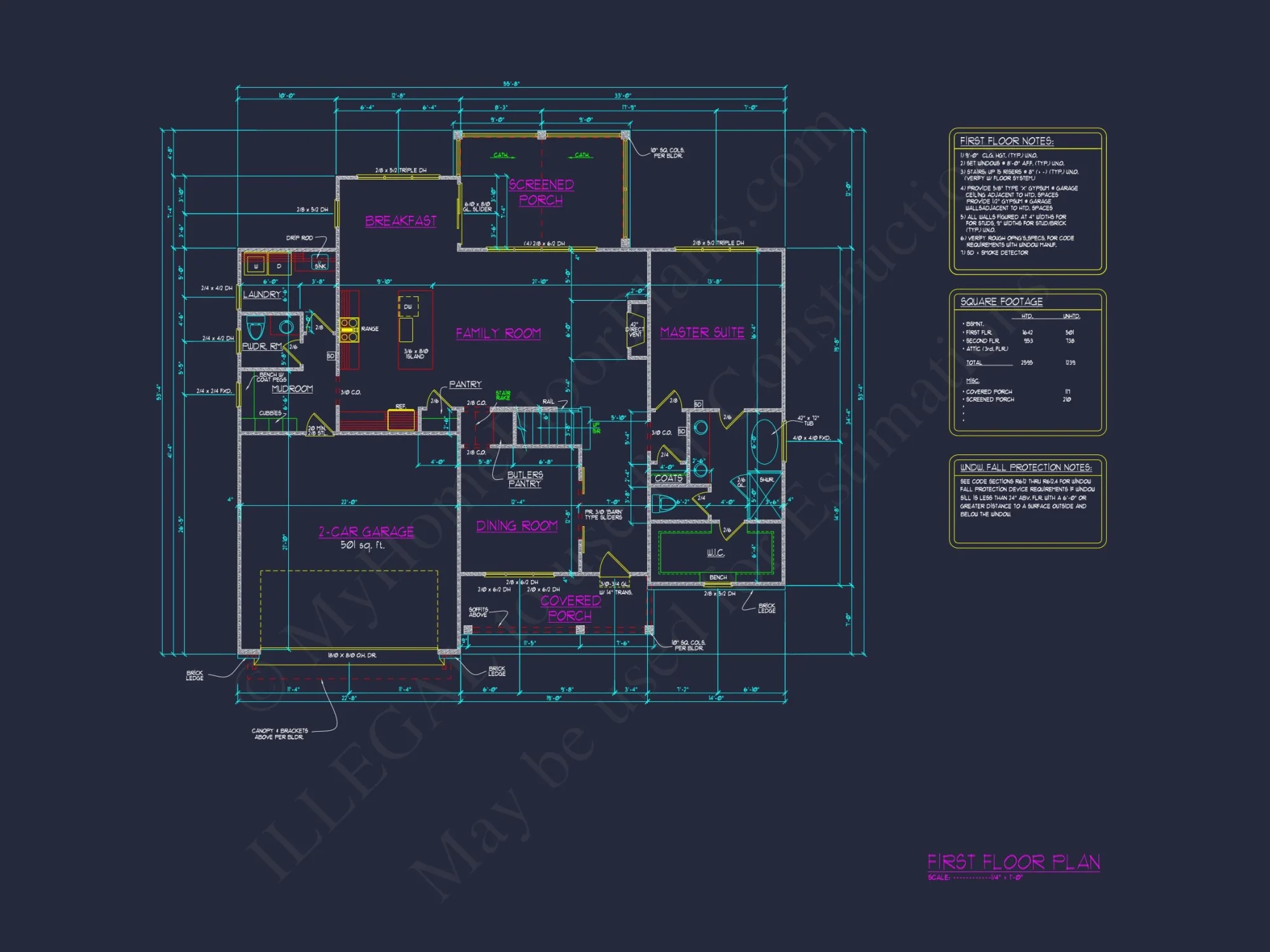 Elegant Craftsman house Plan with Modern Floor Designs