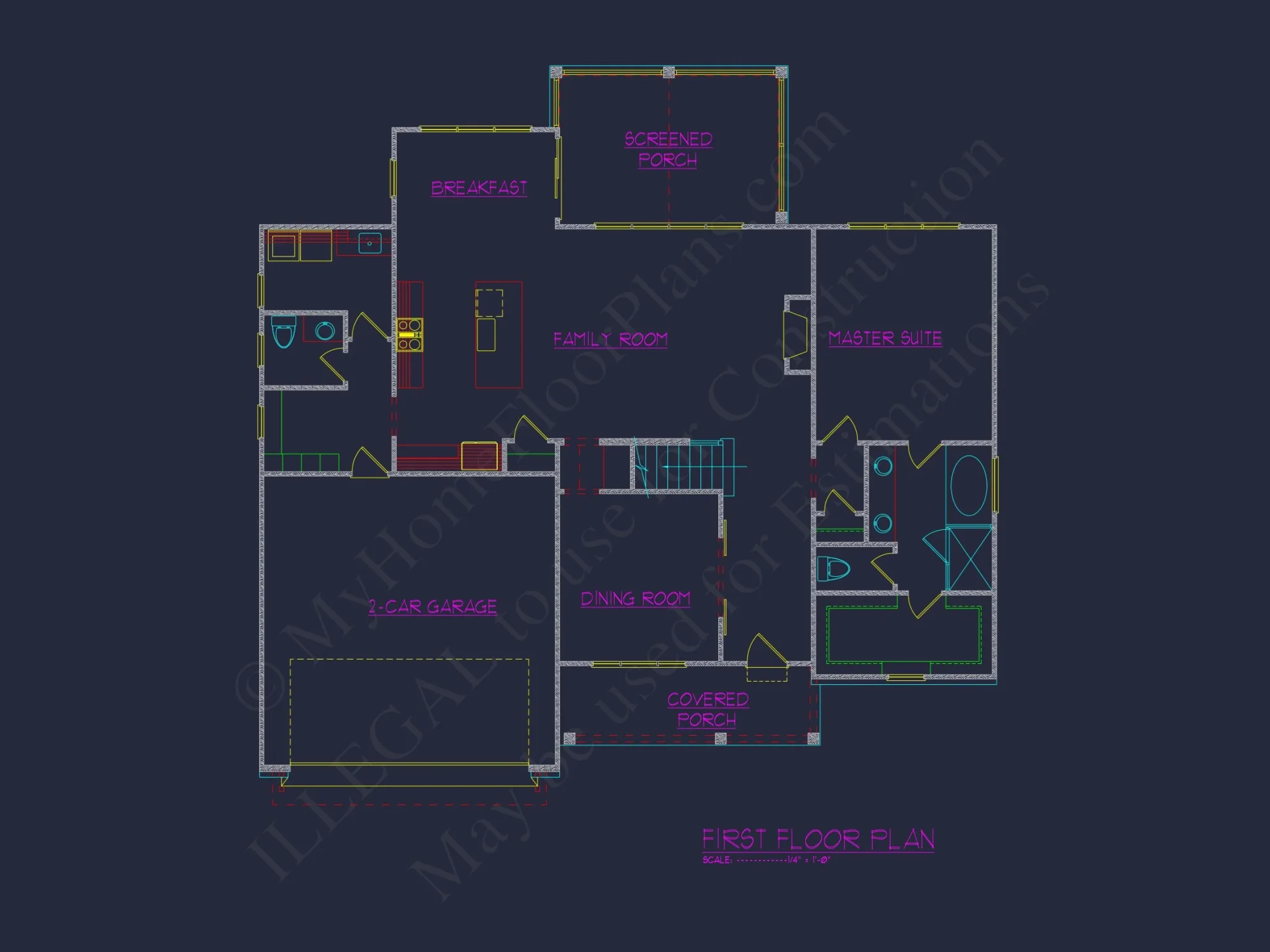 Elegant Craftsman house Plan with Modern Floor Designs