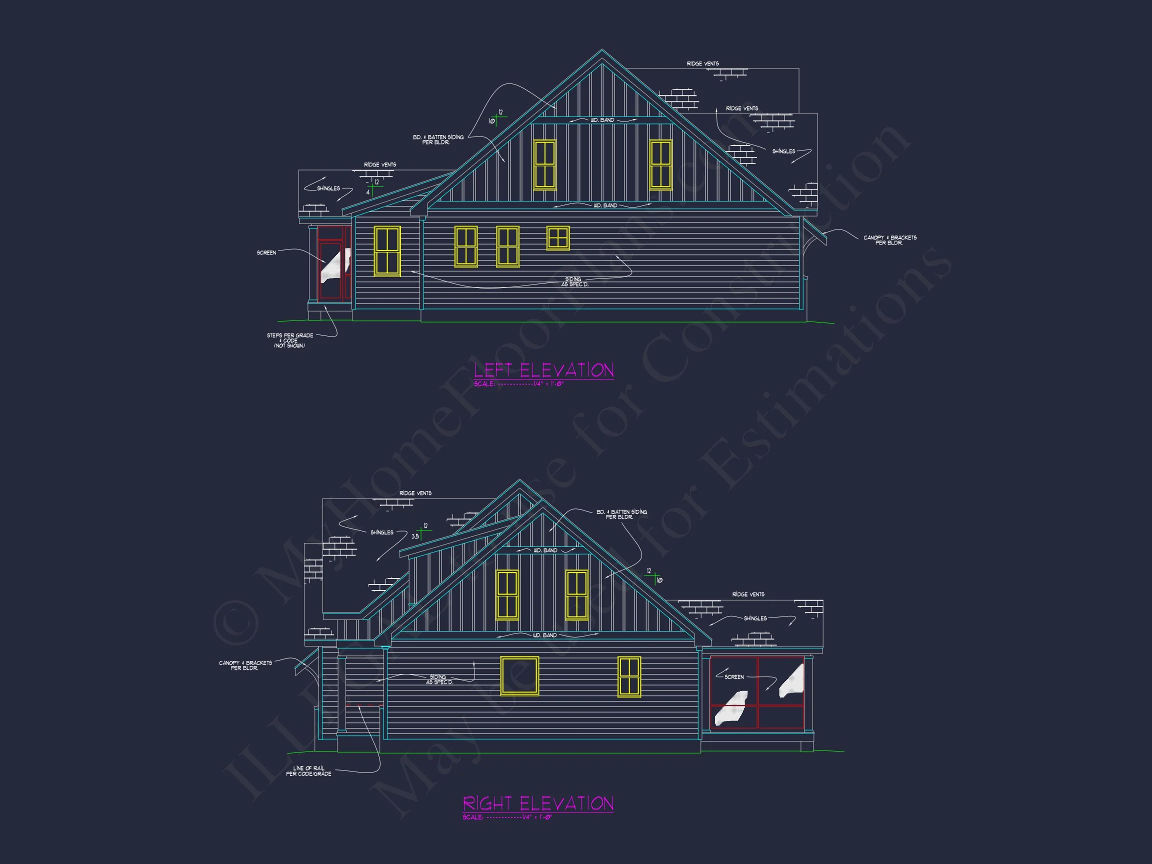 19-1300 HOUSE PLAN - Elegant Craftsman House Plan with Modern Floor Designs 3 Elegant Craftsman house Plan with Modern Floor Designs