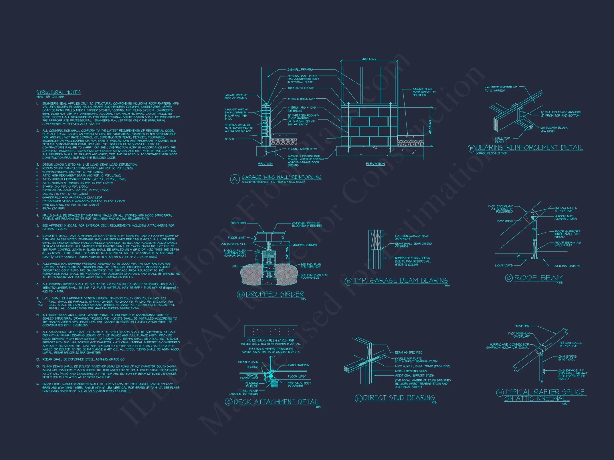 CAD Floor Plan Designs