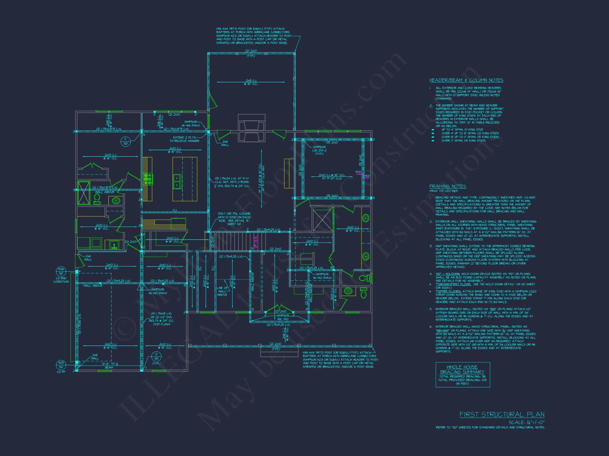 Elegant house Plan with 4 Bedrooms