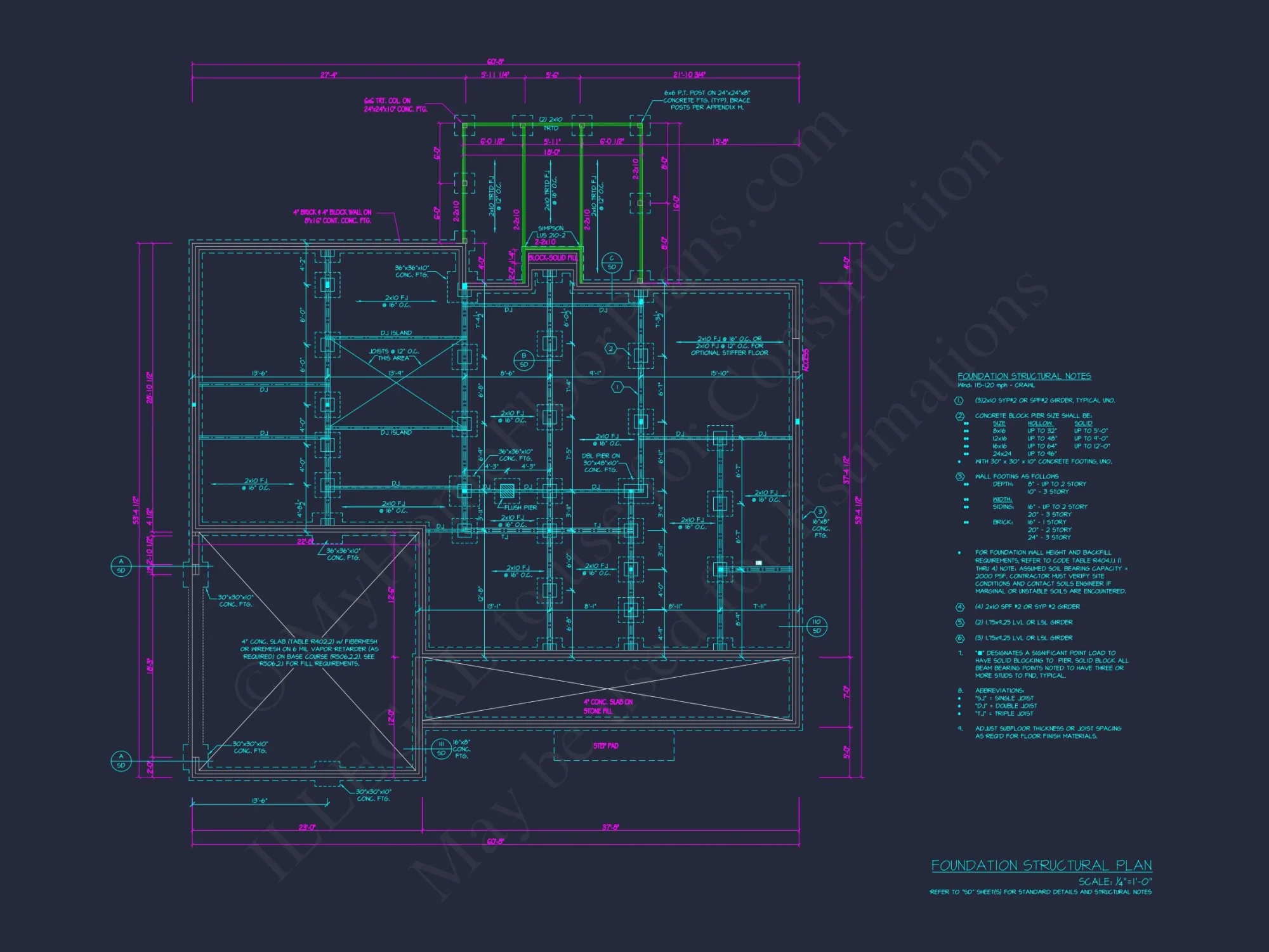 CAD Floor Plan Designs