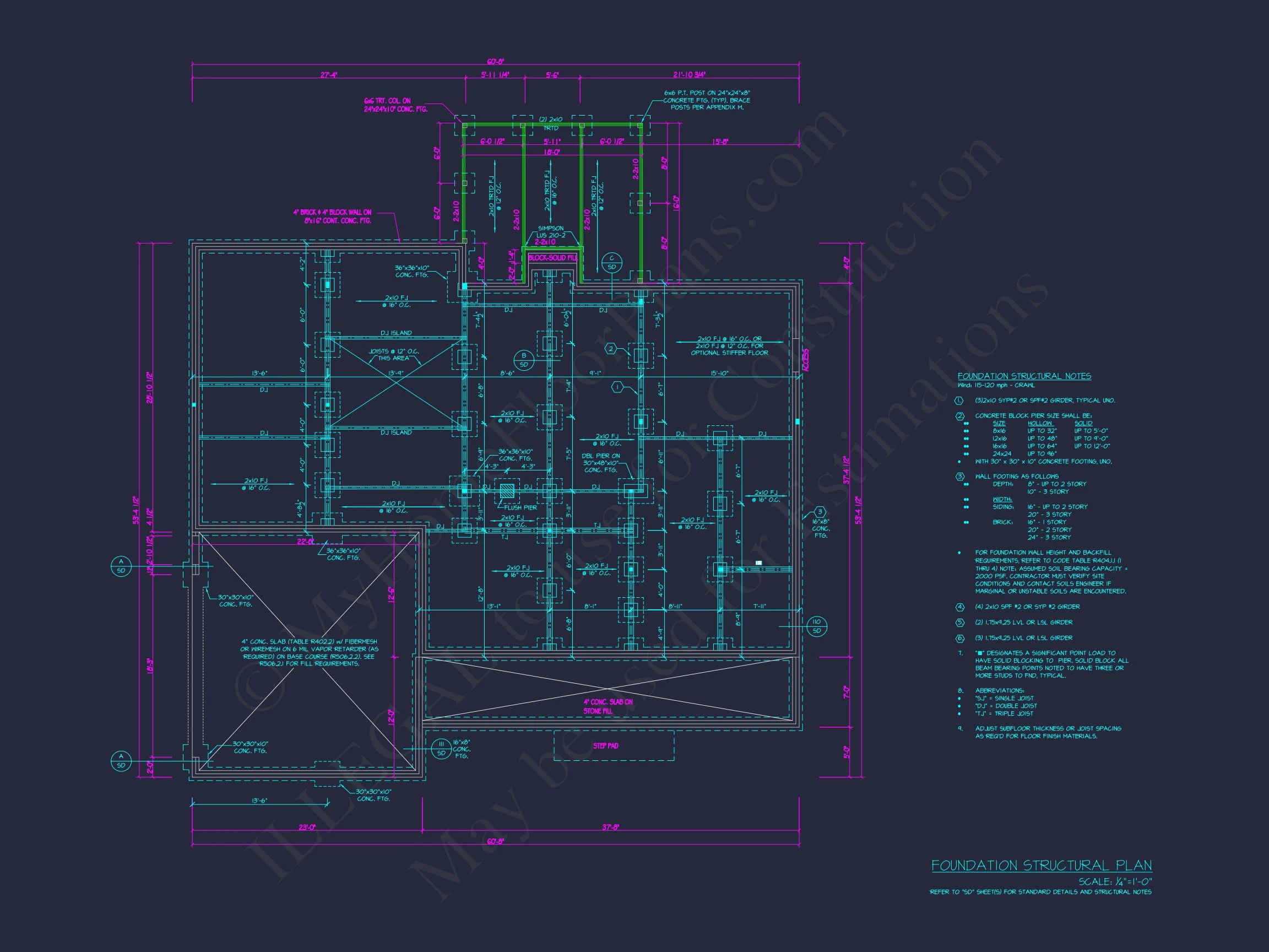 CAD Floor Plan Designs