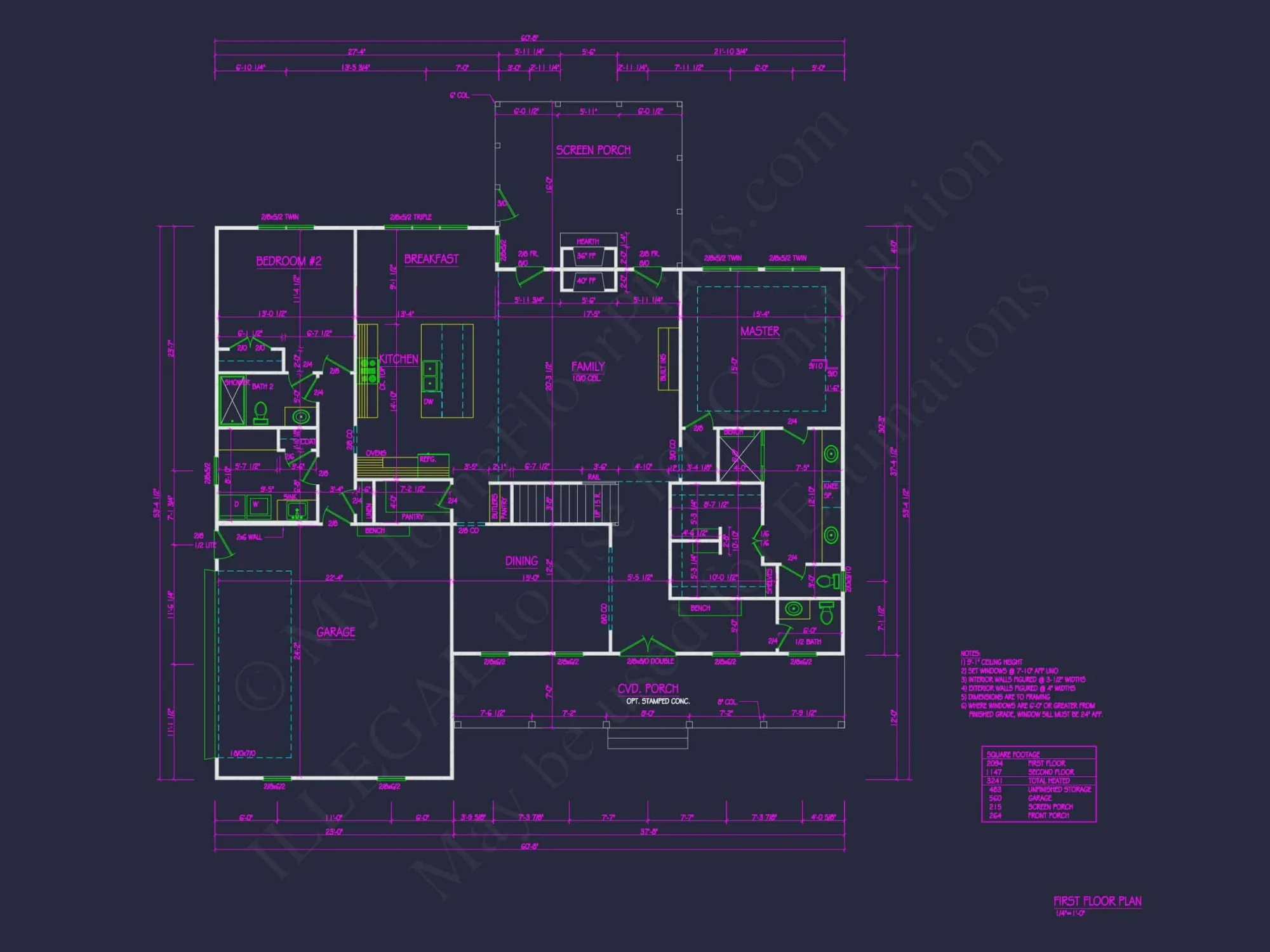 CAD Floor Plan Designs