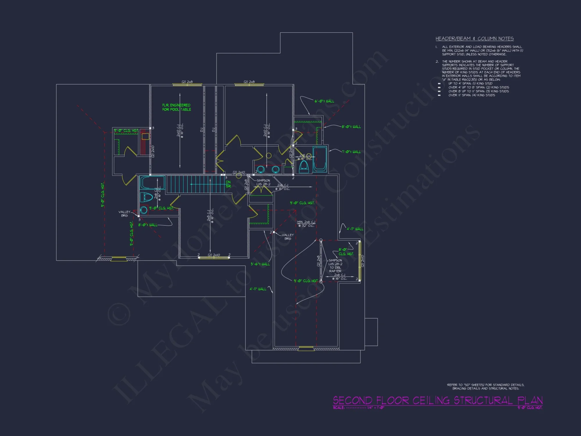 Spacious 2-Story house Plan with CAD Blueprint & Designs