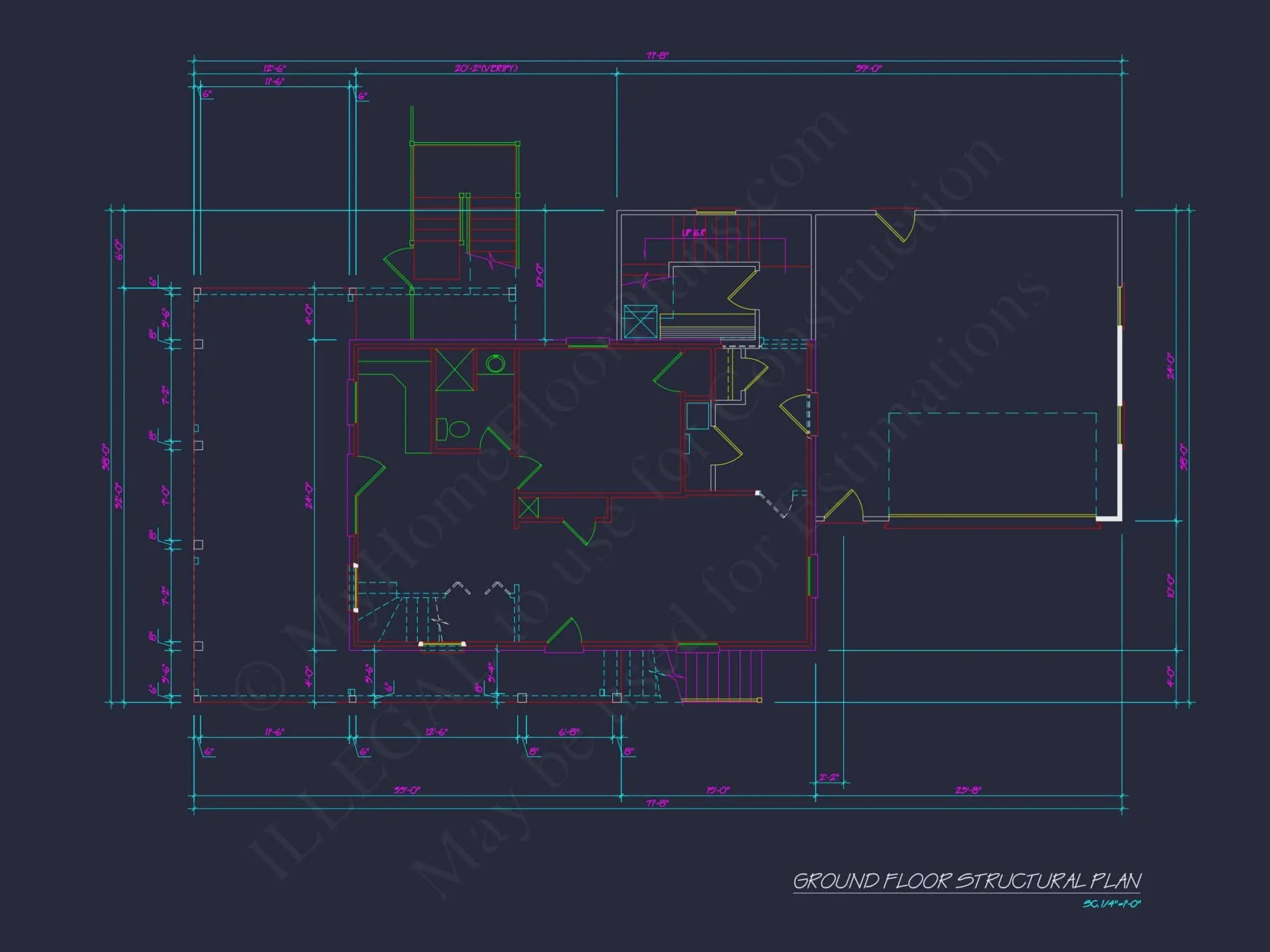 Modern Coastal house Plan with CAD Designs and 3 Floors