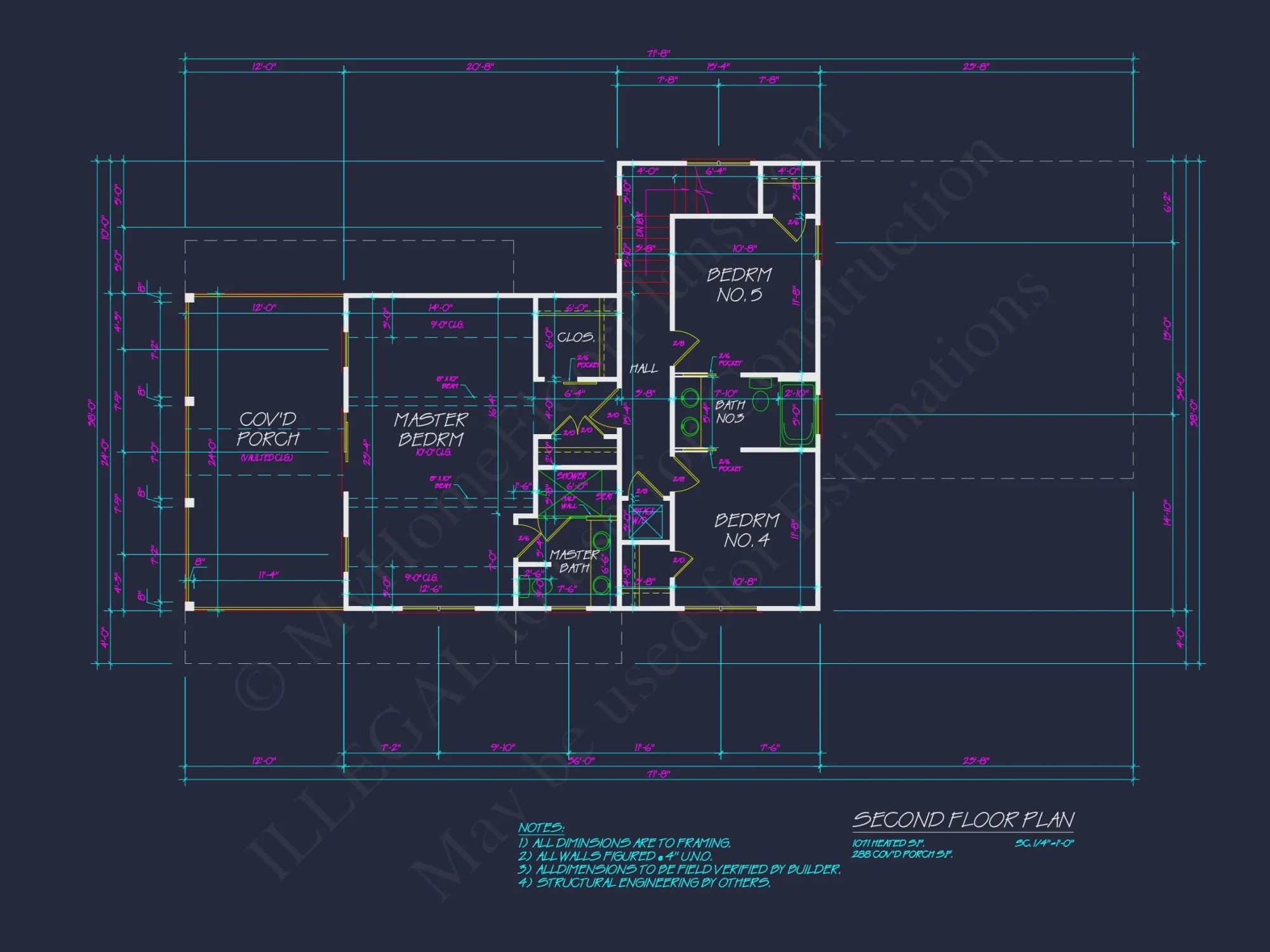 Modern Coastal house Plan with CAD Designs and 3 Floors