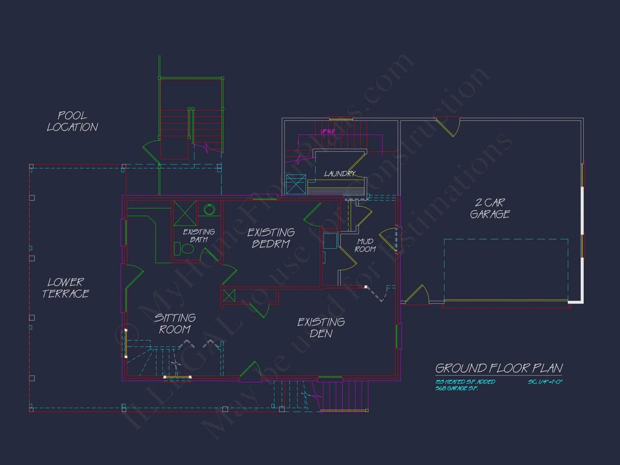Modern Coastal house Plan with CAD Designs and 3 Floors