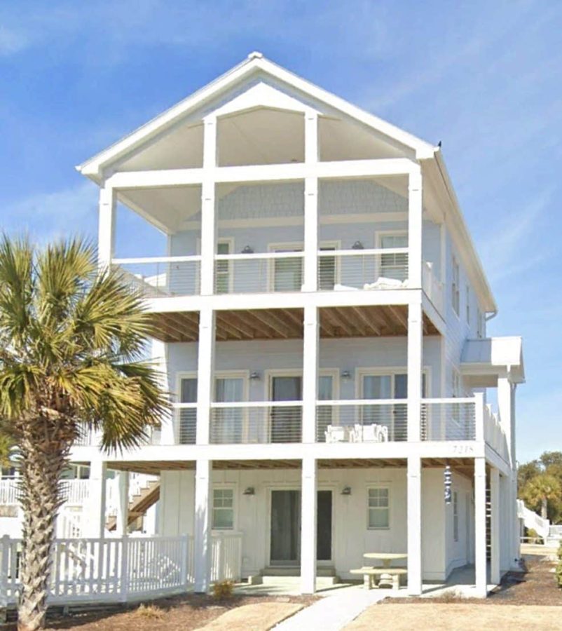 Modern Coastal house Plan with CAD Designs and 3 Floors