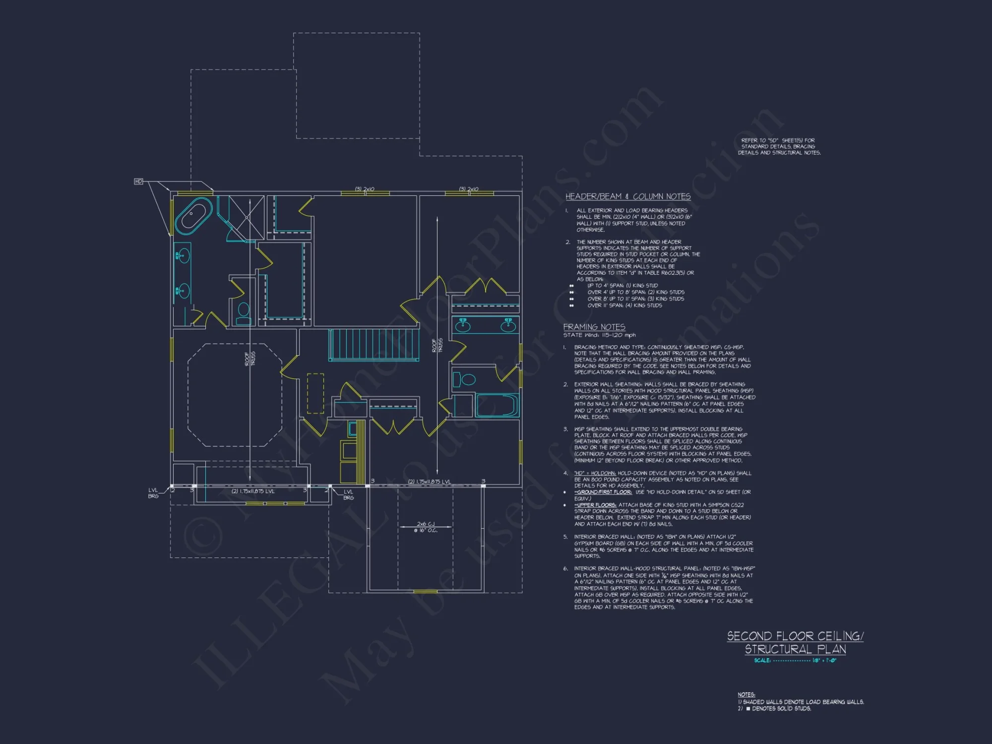 Modern house Plan with 4 Bedrooms, 2 Floors, and Open Design