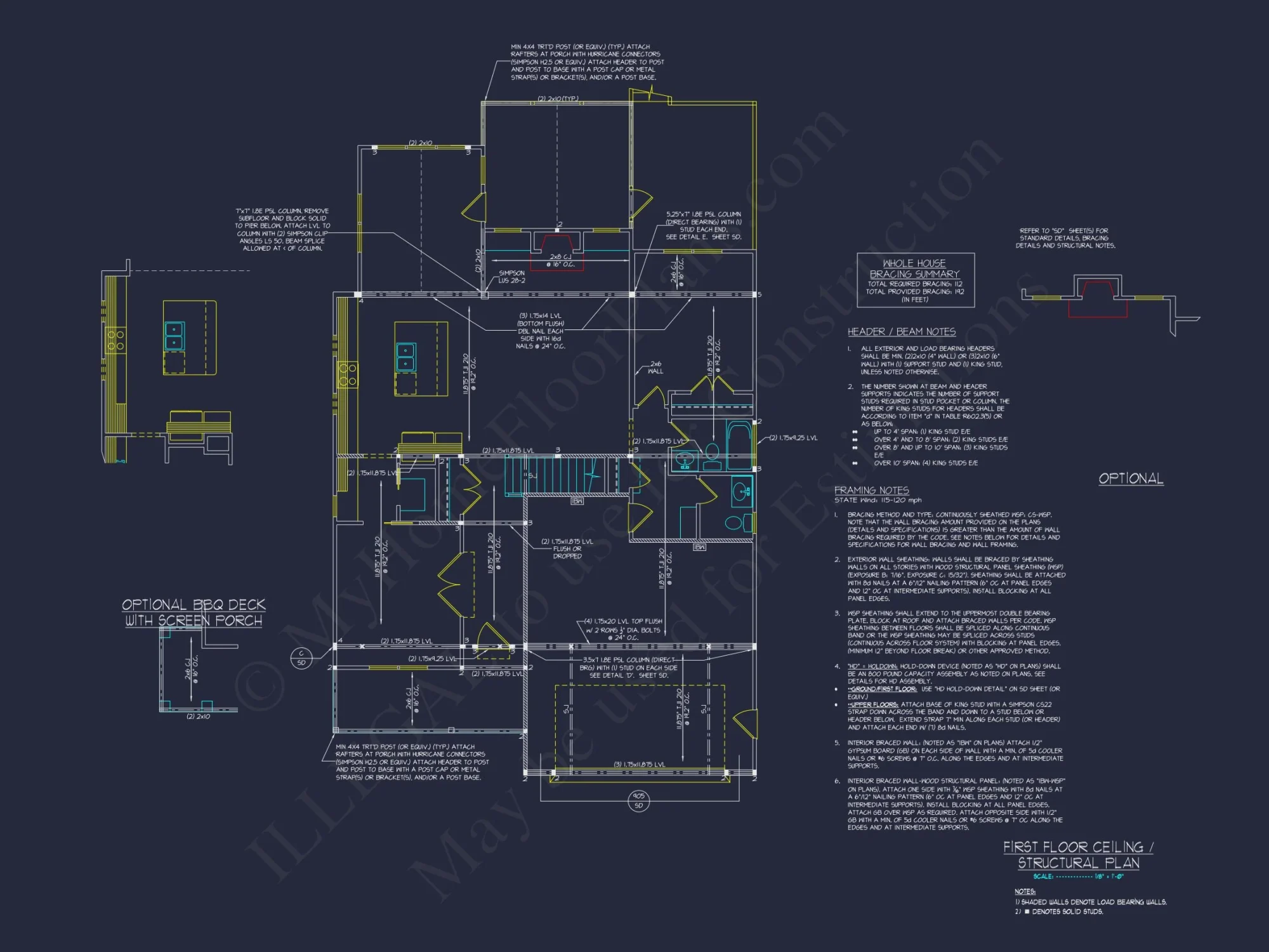 Modern house Plan with 4 Bedrooms, 2 Floors, and Open Design