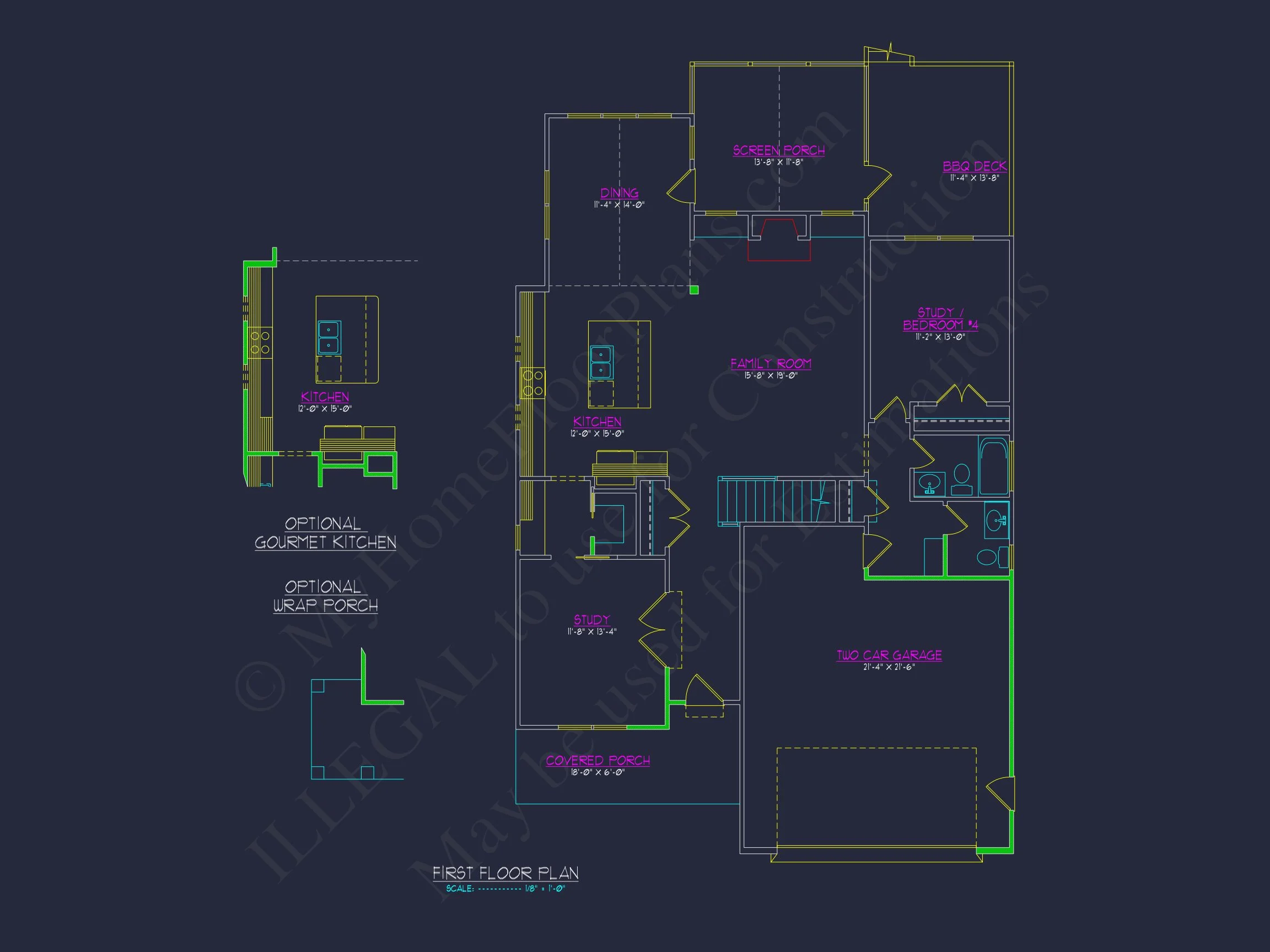 19-1228 HOUSE PLAN - Modern House Plan with 4 Bedrooms, 2 Floors, and Open Design 3 Modern house Plan with 4 Bedrooms, 2 Floors, and Open Design
